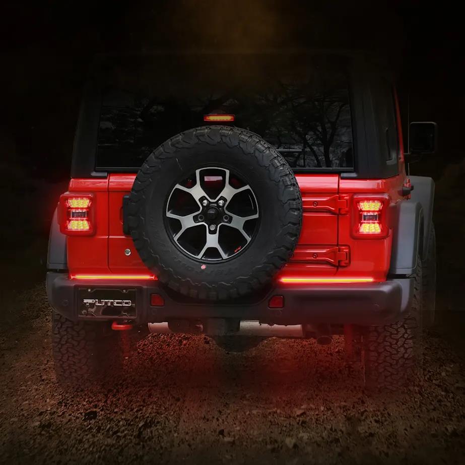 Putco 18-22 Jeep Wrangler JL/19-22 Ram 1500 18in Split Light Blade Direct Fit Kit Red/Amber/White thumbnail 6