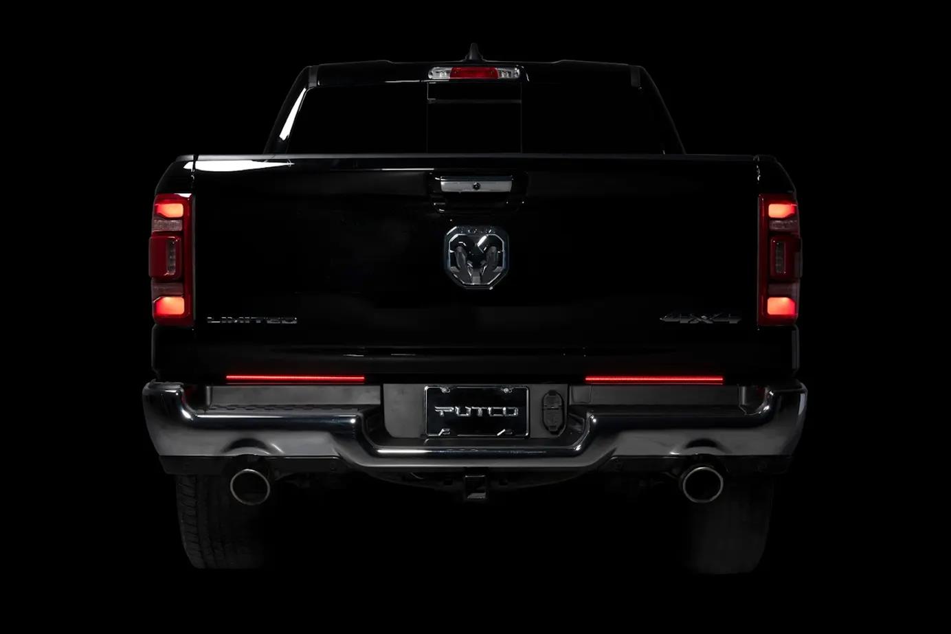 Putco 18-22 Jeep Wrangler JL/19-22 Ram 1500 18in Split Light Blade Direct Fit Kit Red/Amber/White thumbnail 5