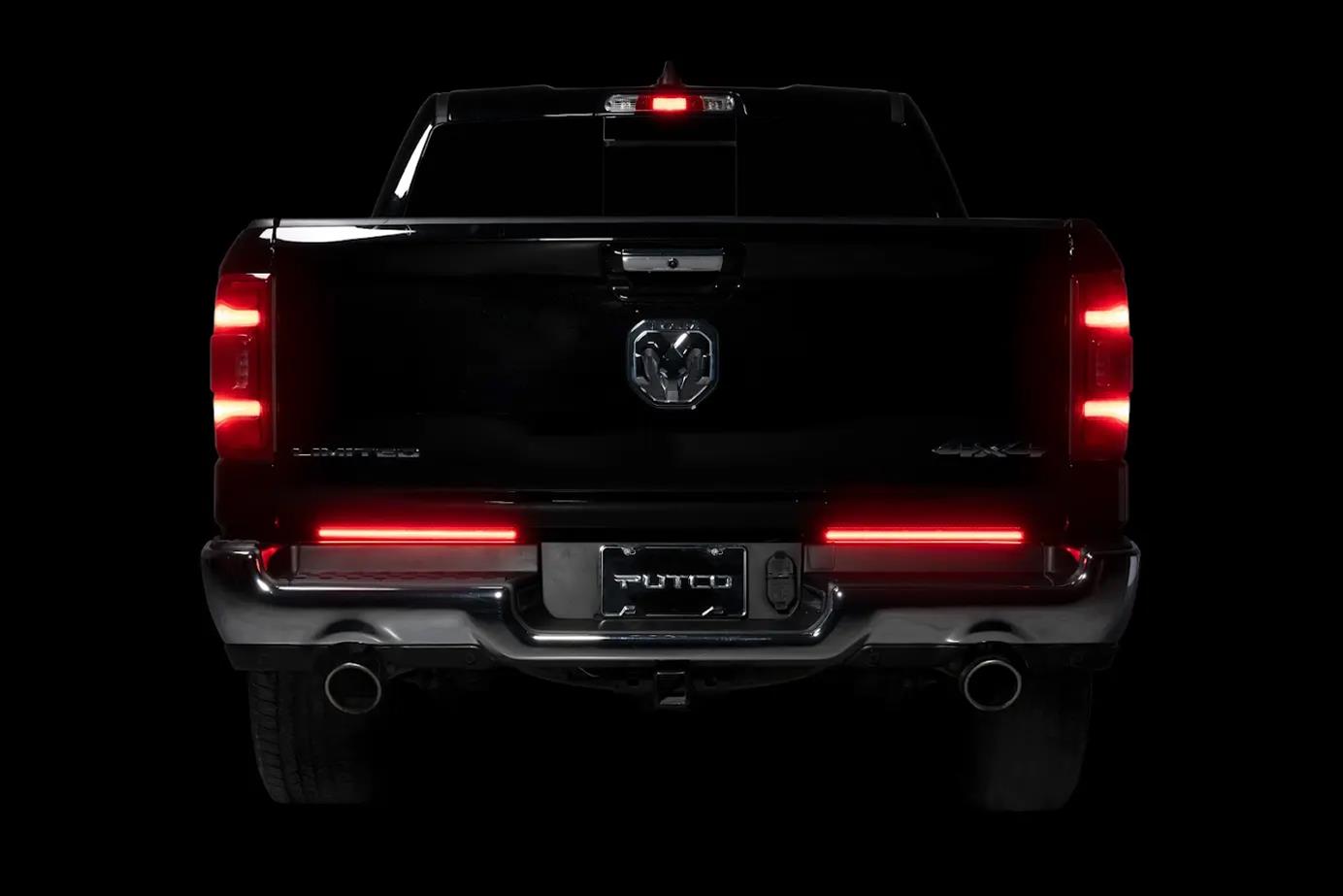 Putco 18-22 Jeep Wrangler JL/19-22 Ram 1500 18in Split Light Blade Direct Fit Kit Red/Amber/White thumbnail 3
