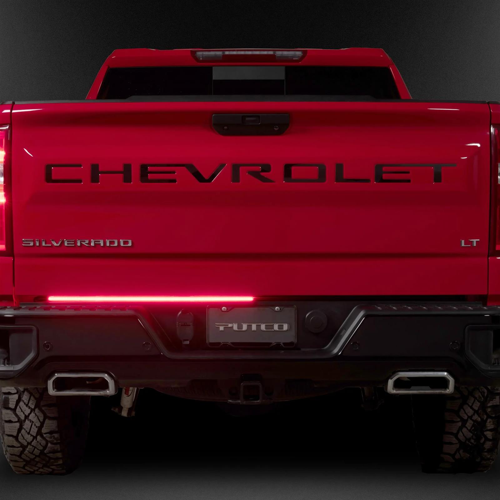 Putco 23-24 GMC Canyon 48In Direct Fit Red Blade Kit Tailgate Bars thumbnail 3