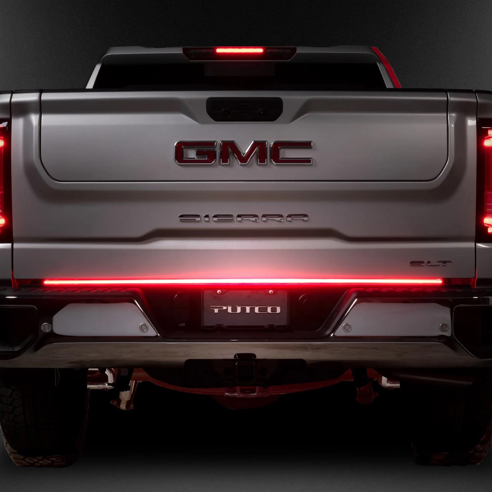 Putco 2024 Chevrolet Silverado HD/ GMC Sierra HD 60In Direct Fit Red Blade Kit Tailgate Bars thumbnail 4
