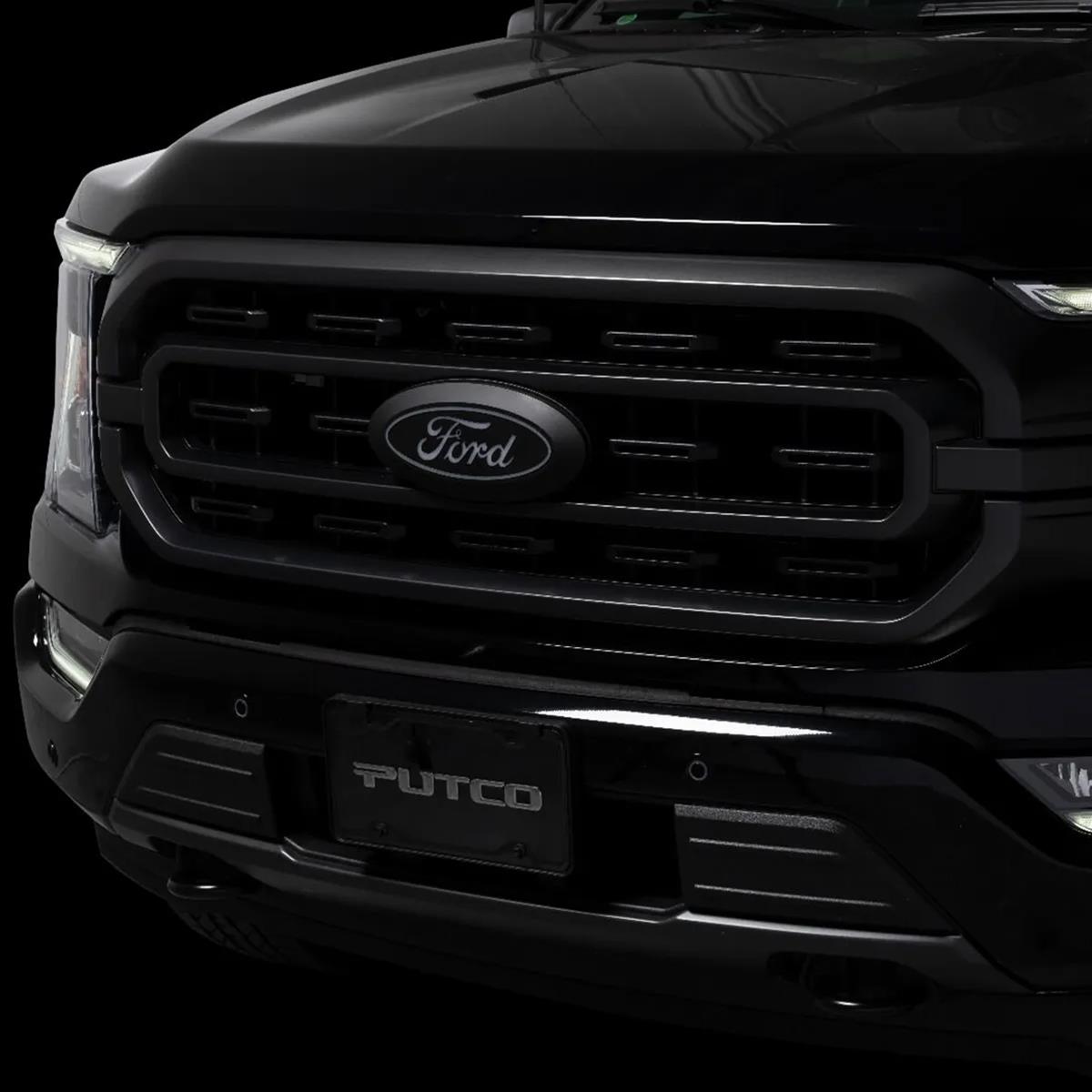 Putco 15-17 Ford F-150 Front Luminix Ford LED Emblem - Fits bar Style Grille
