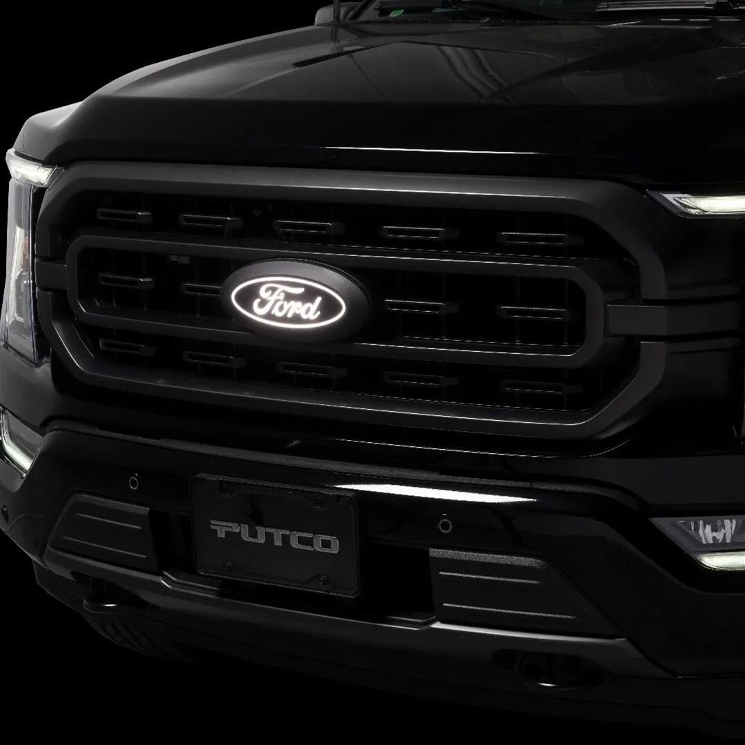 Putco 15-17 Ford F-150 Front Luminix Ford LED Emblem - Fits bar Style Grille thumbnail 3
