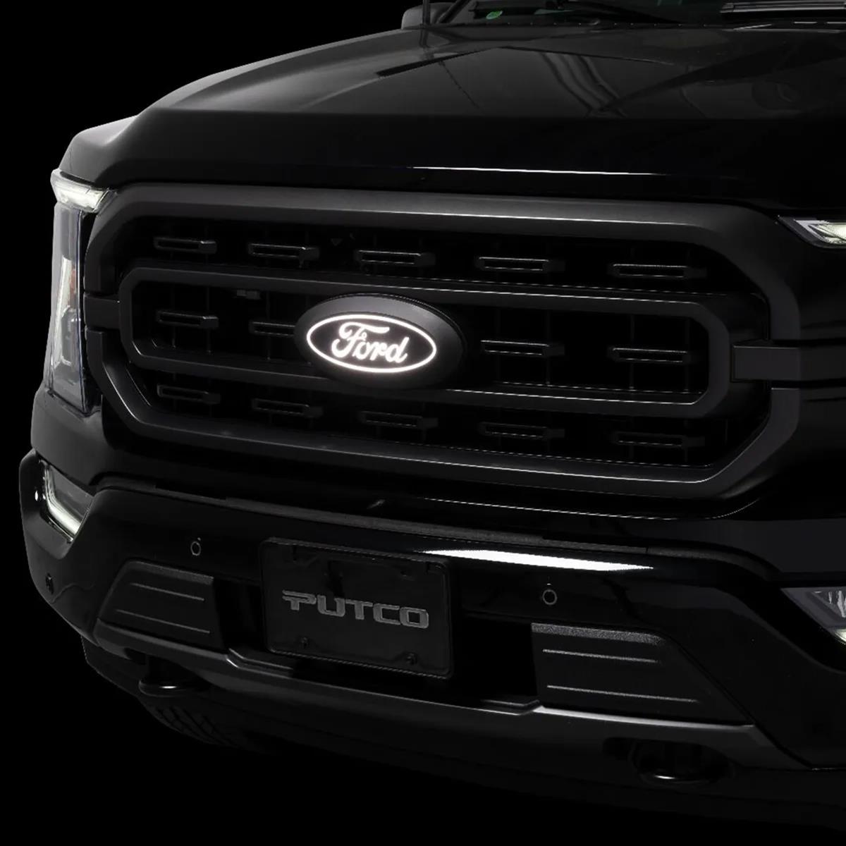 Putco 18-20 Ford F-150 Front Luminix Ford LED Emblem - w/ Camera CutOut thumbnail 2