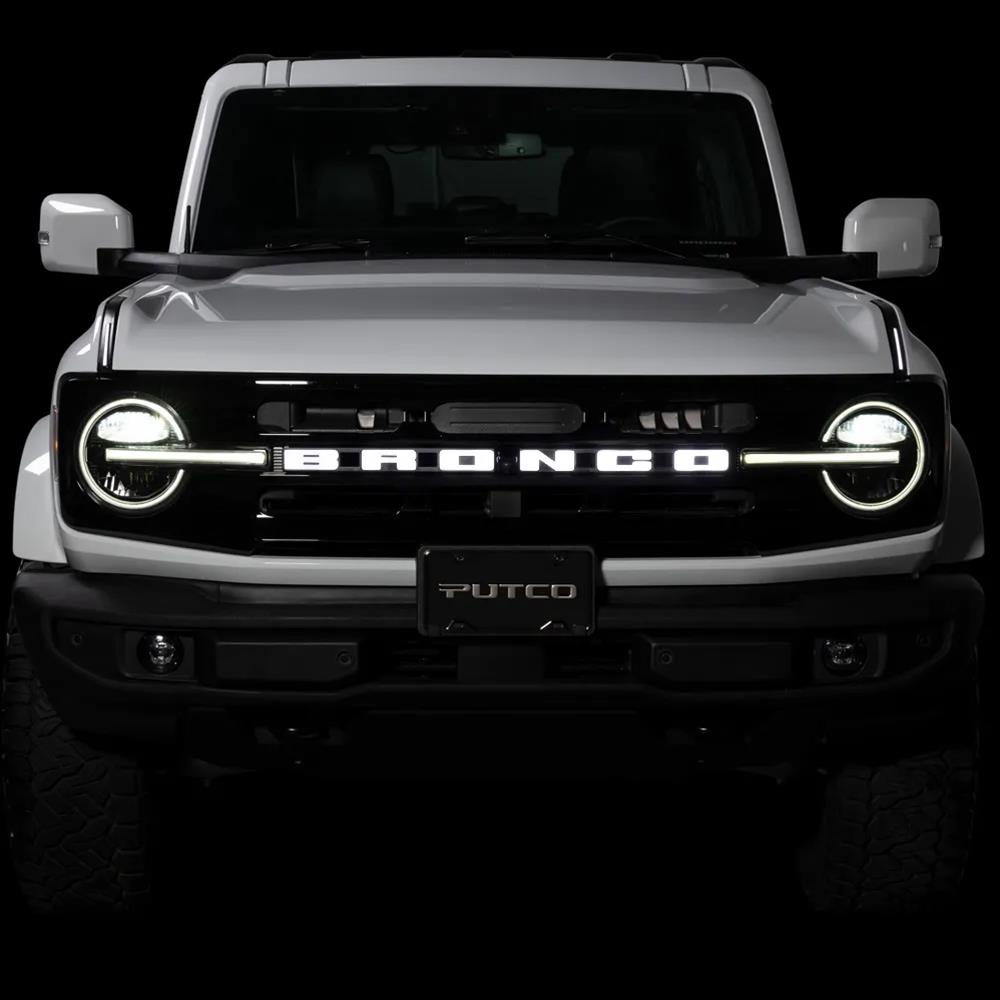 Putco Ford Bronco 21-23 Ford Bronco Emblem (Fits Models w/ Front Camera) thumbnail 3