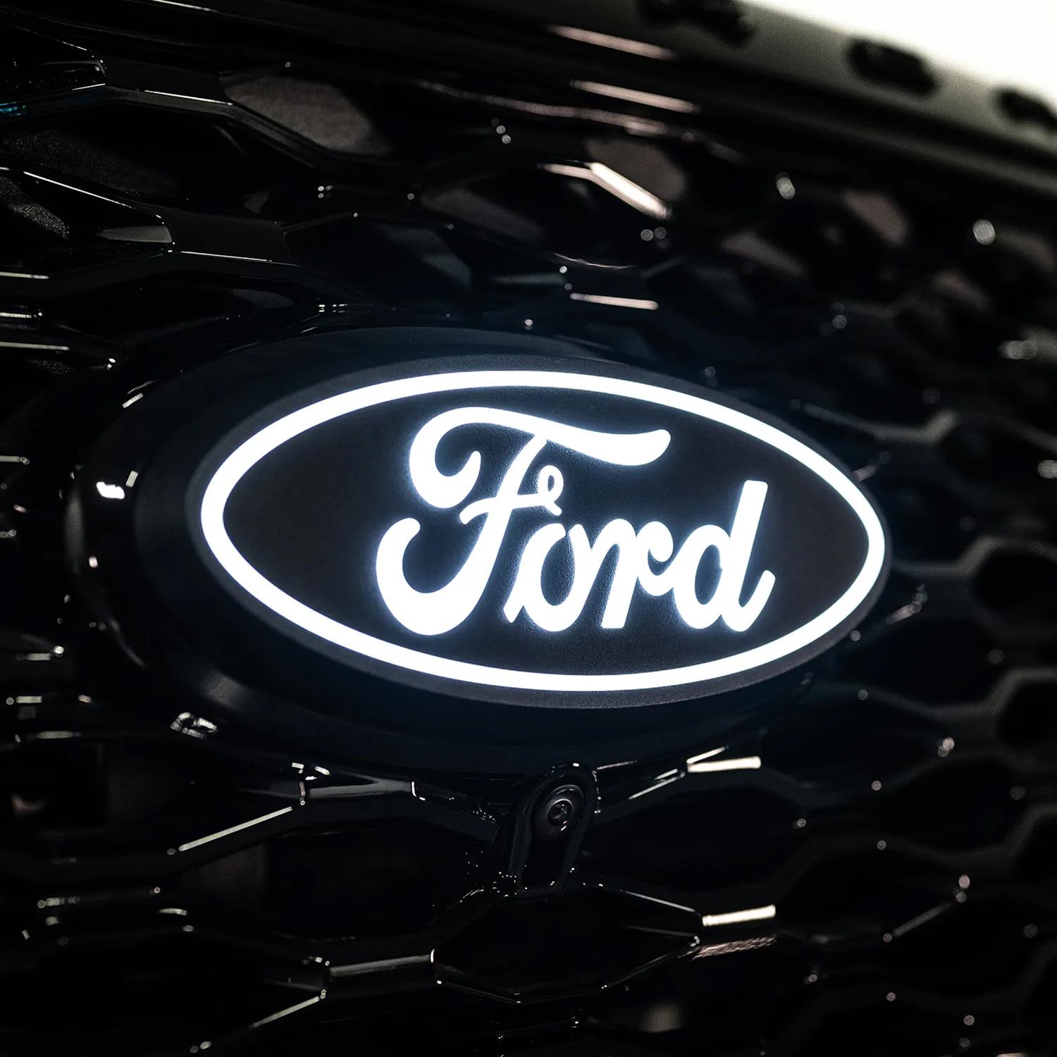 Putco 2025 Ford Explorer Luminix Front Grille Ford LED Emblem thumbnail 4
