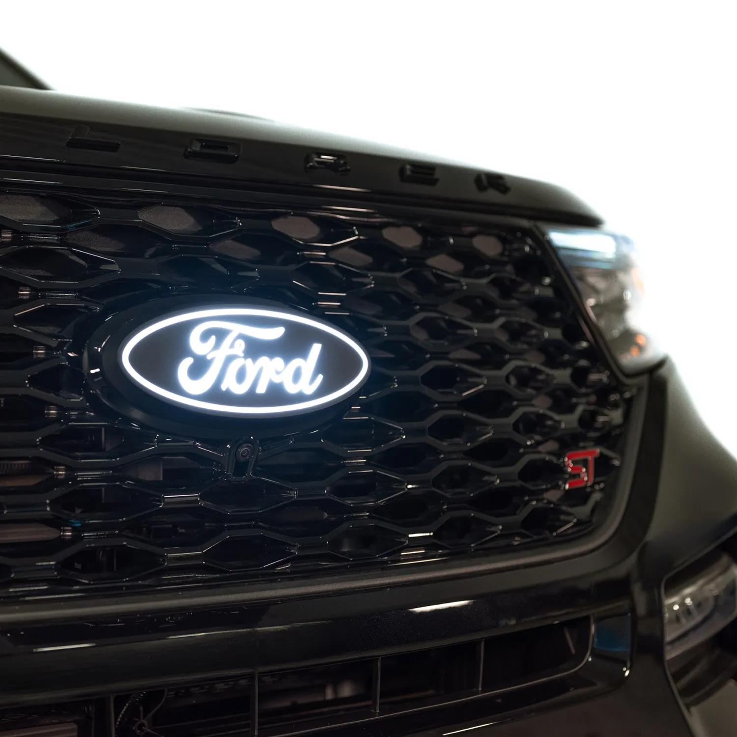 Putco 2025 Ford Explorer Luminix Front Grille Ford LED Emblem thumbnail 3