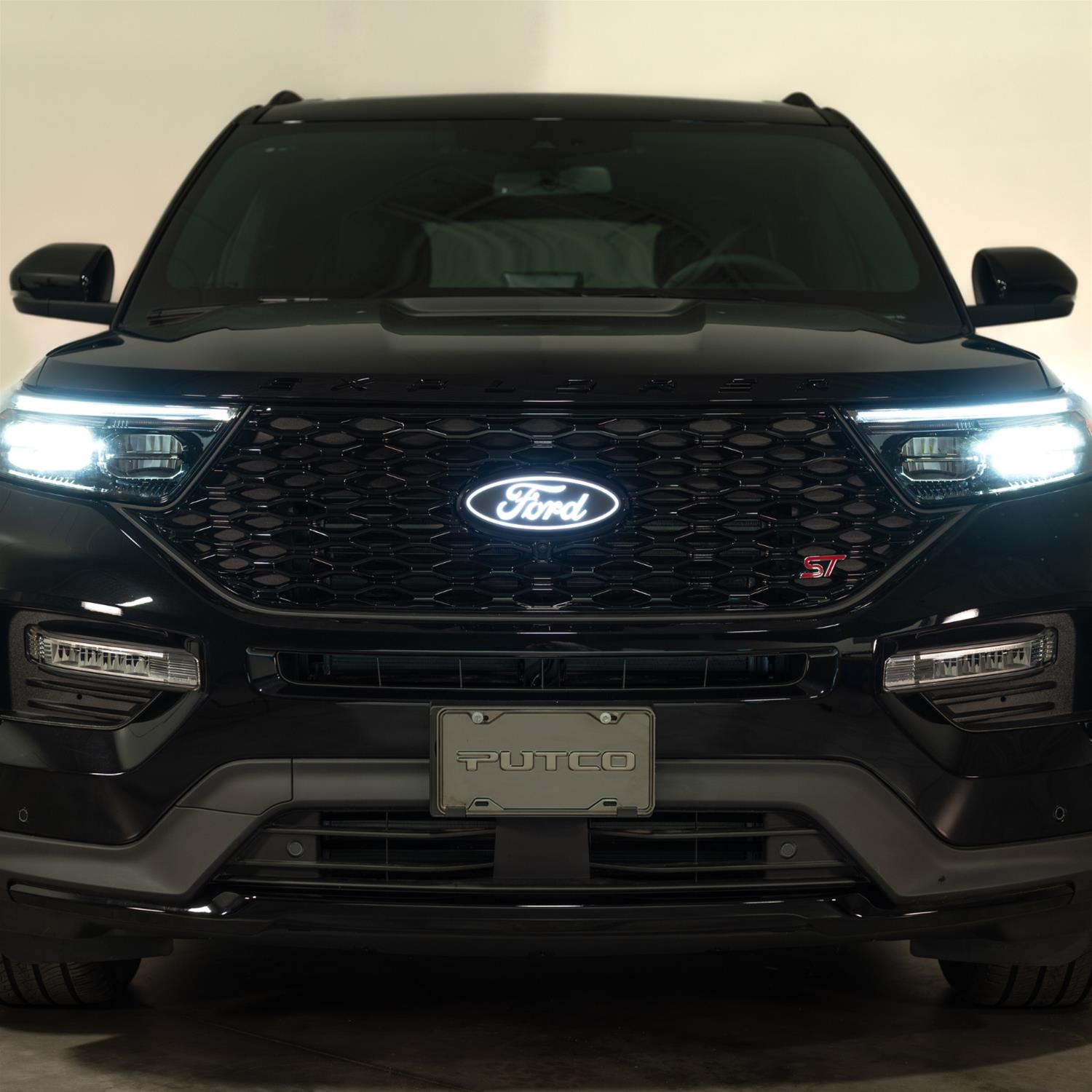 Putco 2025 Ford Explorer Luminix Front Grille Ford LED Emblem thumbnail 2