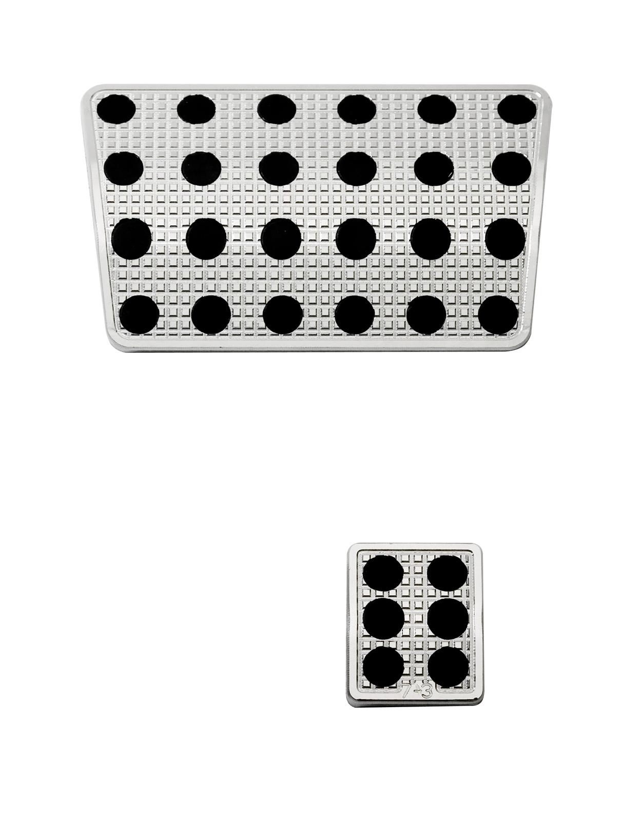 Putco 07-17 Jeep Wrangler Liquid Pedals - Track Design