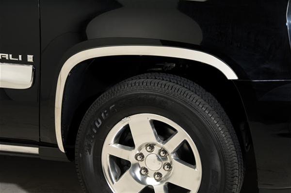 Putco NeveRust Stainless Steel Fender Trim Kits 97176 Trim, Full, Steel, Polished, Chevy, Kit thumbnail 2