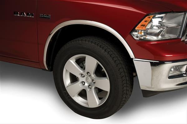 Putco 09-18 Ram 1500 - Hemi and Non-Hemi (Fits Rams w/ chromed Front bumpers) SS Fender Trim thumbnail 2