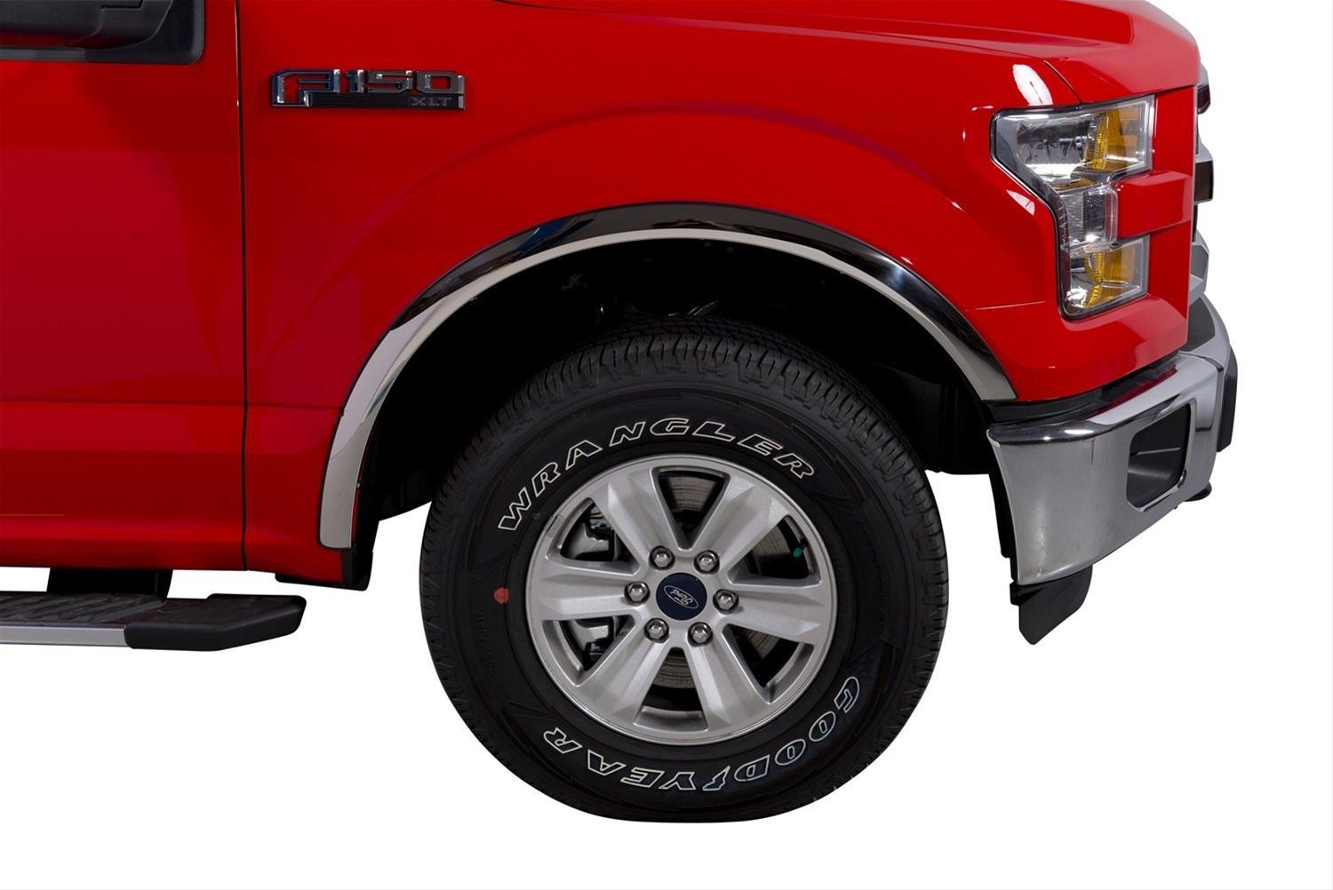 Putco 15-17 Ford F-150 - w/ or w/o Factory Fender Flares Stainless Steel Fender Trim