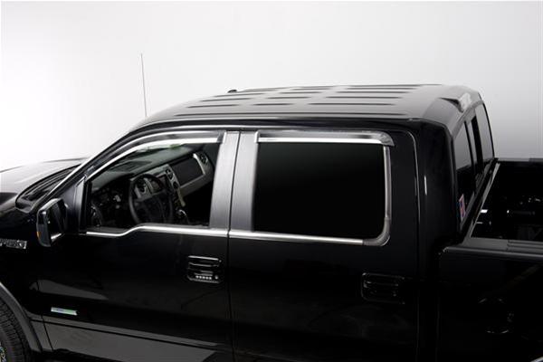 Putco Window Trim Accent Kits 97504 Accents, Side Window, Plastic, Chrome, Ford, Kit