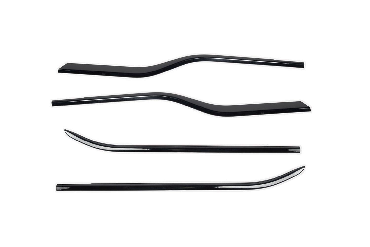 Putco 15-20 Ford F-150 - Super Cab (ABS Window Trim) Tinted Window Trim Accents