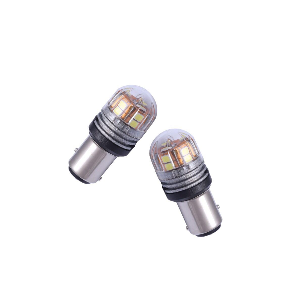 Putco LumaCore 1157 Red - Pair (x3 Strobe w/ Bright Stop)