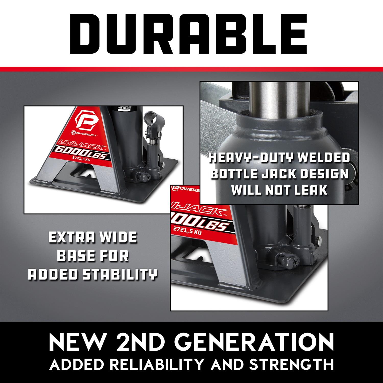 Powerbuilt Tools 620471GCT Powerbuilt Generation 2 Unijacks
