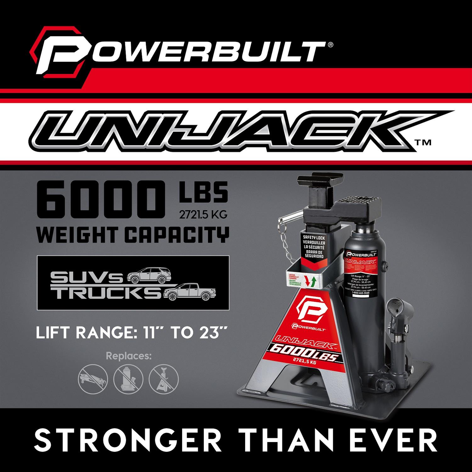 Powerbuilt Tools 620471GCT Powerbuilt Generation 2 Unijacks