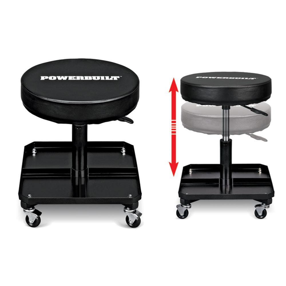 Powerbuilt Tools 640834 Powerbuilt Rolling Brake Stools Summit Racing