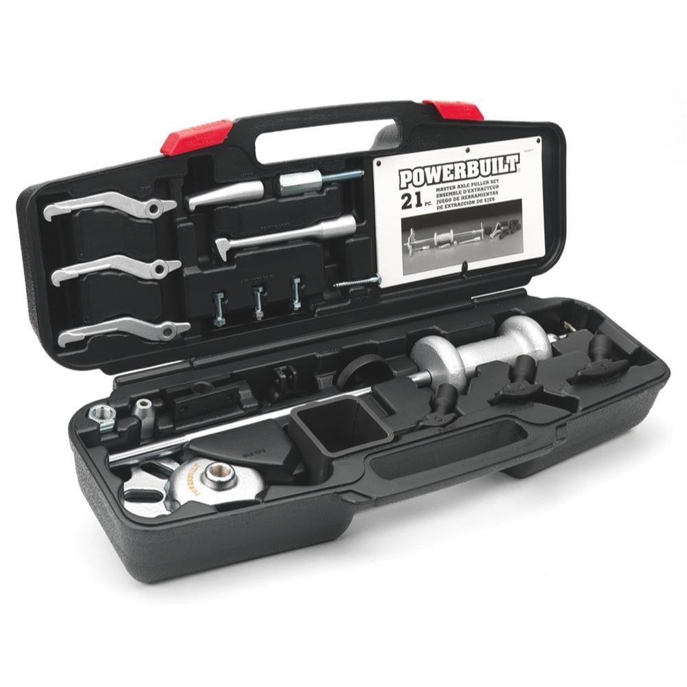 Powerbuilt Tools 648611 Powerbuilt 21-Piece Master Axle Puller Kits ...