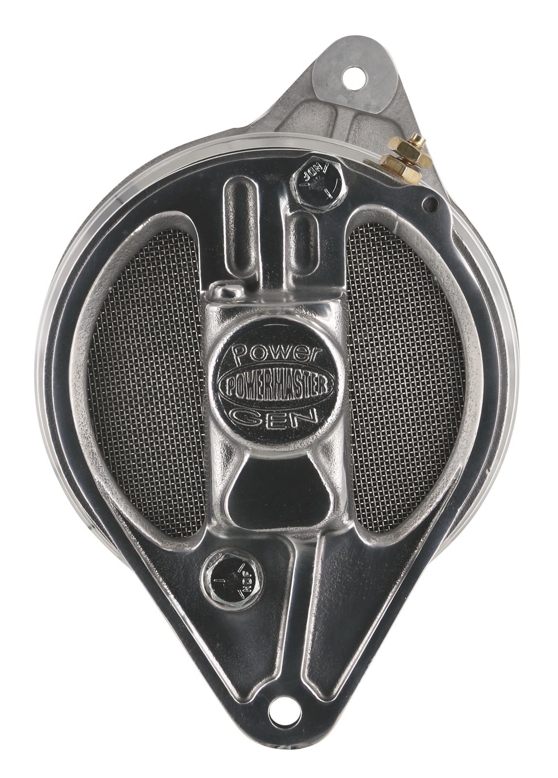Powermaster PowerGEN Alternators 282051 Alternator, PowerGEN, Internal Regulator, 90 Amp, 12 V, Polished, Each thumbnail 4