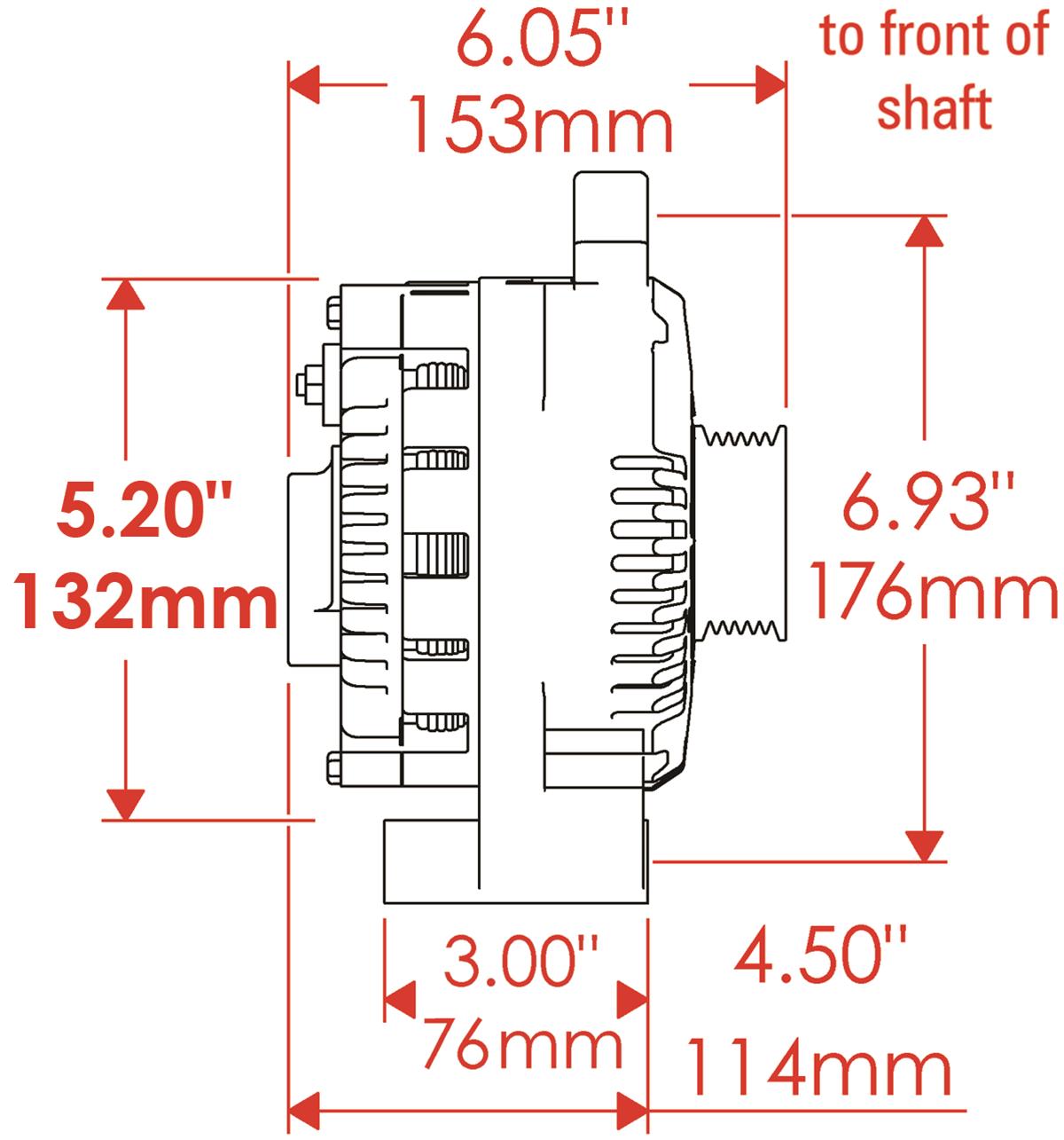 Powermaster 577491 Powermaster Street Alternators | Summit Racing
