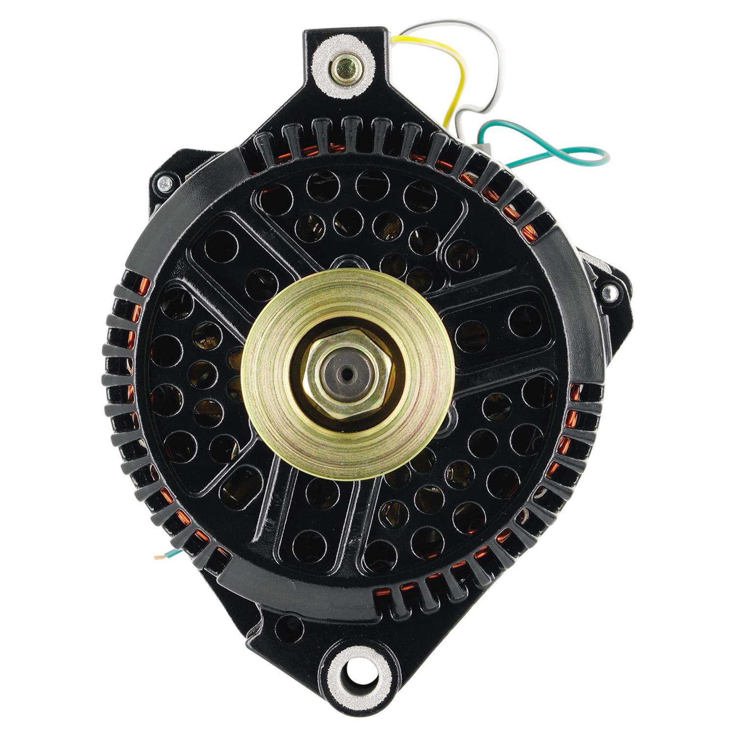 Powermaster Street Alternators 57759 Alternator, Internal Regulator, 200 Amp, Black, Serpentine, V-Belt, Ford, Jeep, Lincoln, Mercury, Each thumbnail 3
