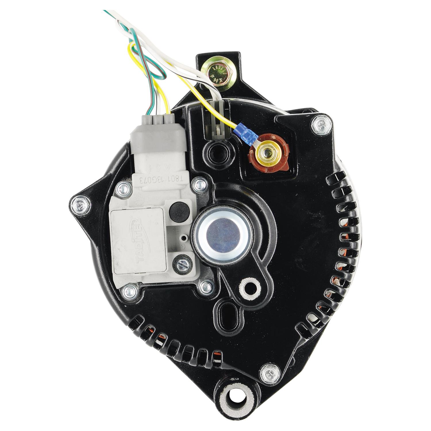 Powermaster Street Alternators 57759 Alternator, Internal Regulator, 200 Amp, Black, Serpentine, V-Belt, Ford, Jeep, Lincoln, Mercury, Each thumbnail 4