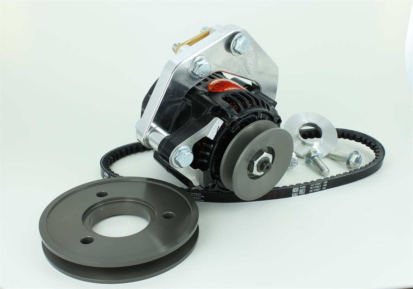 Powermaster 2505047 Powermaster XS Volt Drag Race Alternator Kits