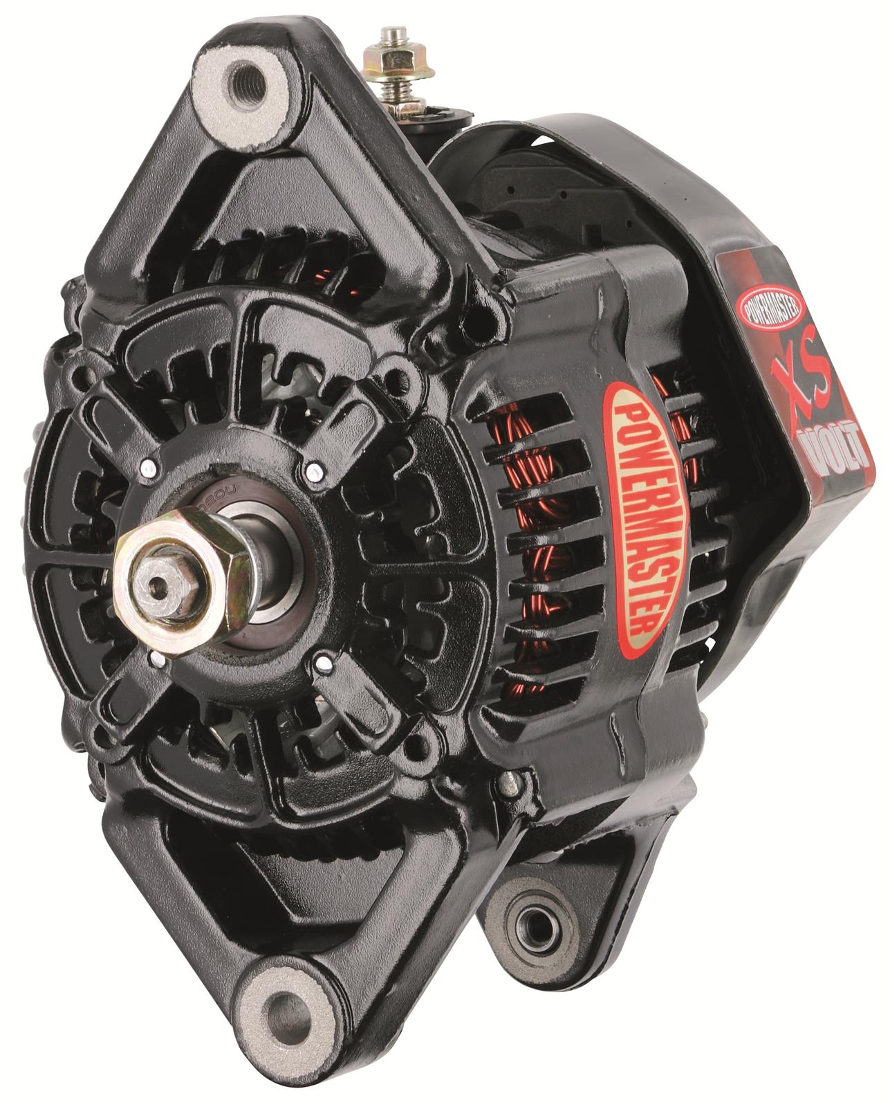 Powermaster Performance 48405 Natural Alternator 4G 200A 6 Groove Pulley Trans Mating PCM Controlled LI-SIG-AS Regular 