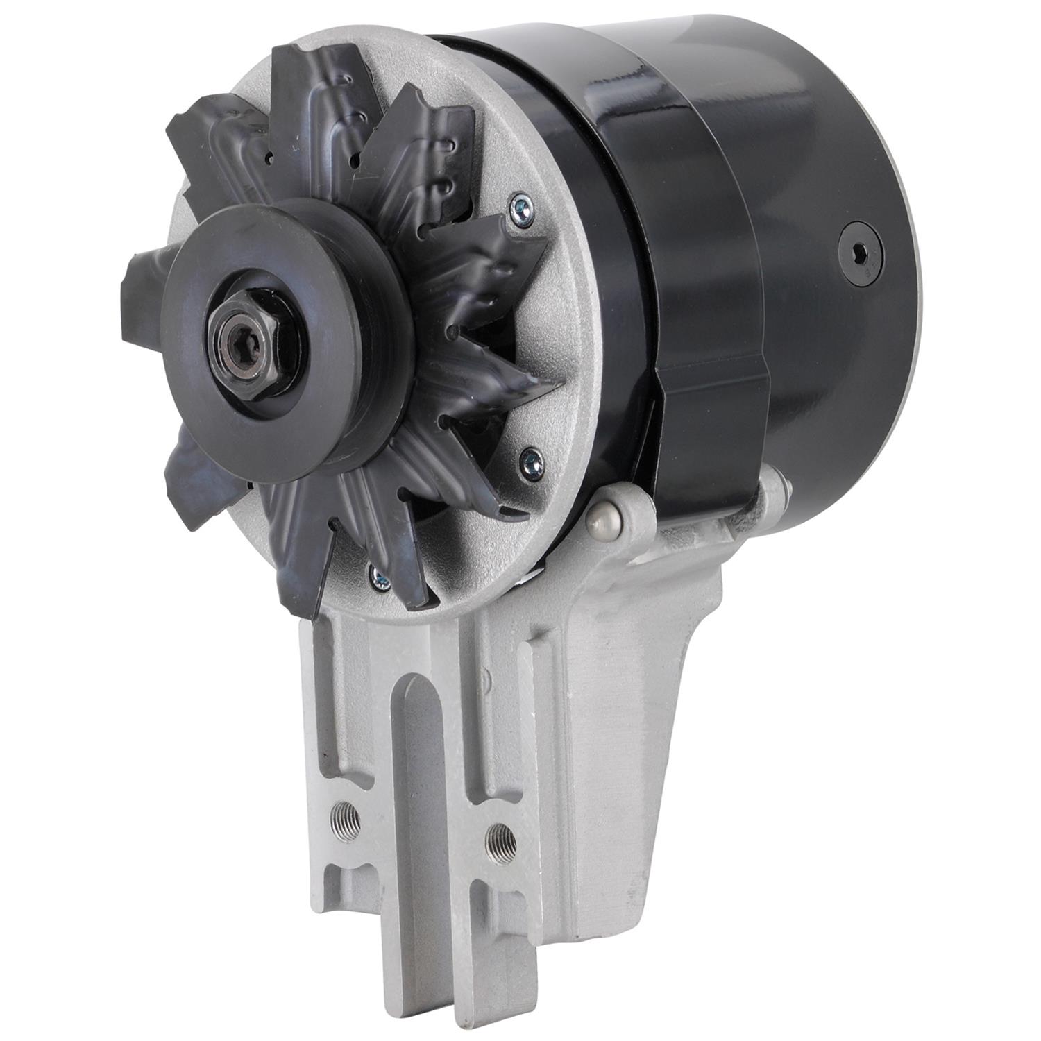 Powermaster PowerGEN Alternators 82023 Alternator, PowerGEN, 90 Amp, V-Belt, Black Powdercoated, Ford, Lincoln, Mercury, Each thumbnail 2