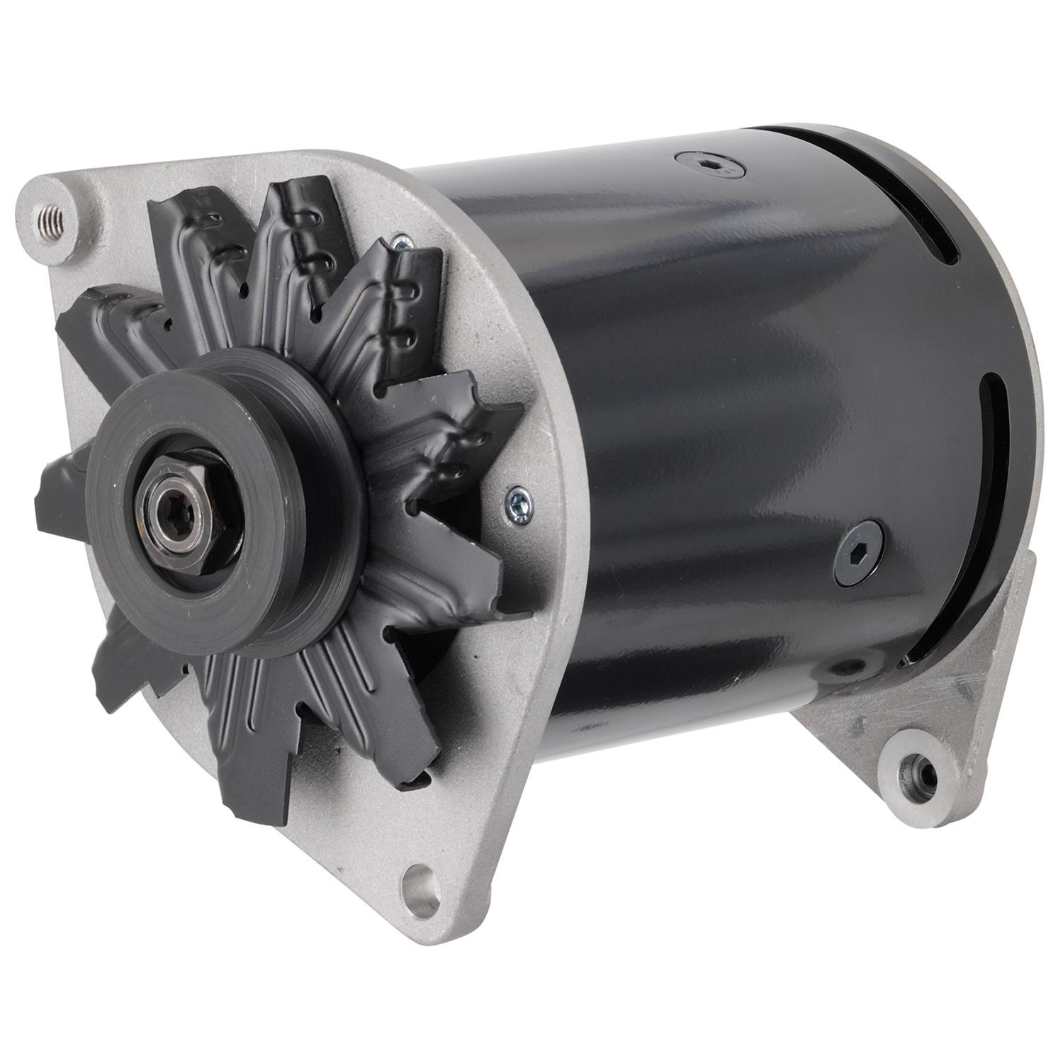 Powermaster PowerGEN Alternators 82101 Alternator, PowerGEN, Internal Regulator, 90 Amp, 12 V, Black Powdercoated, Each thumbnail 3