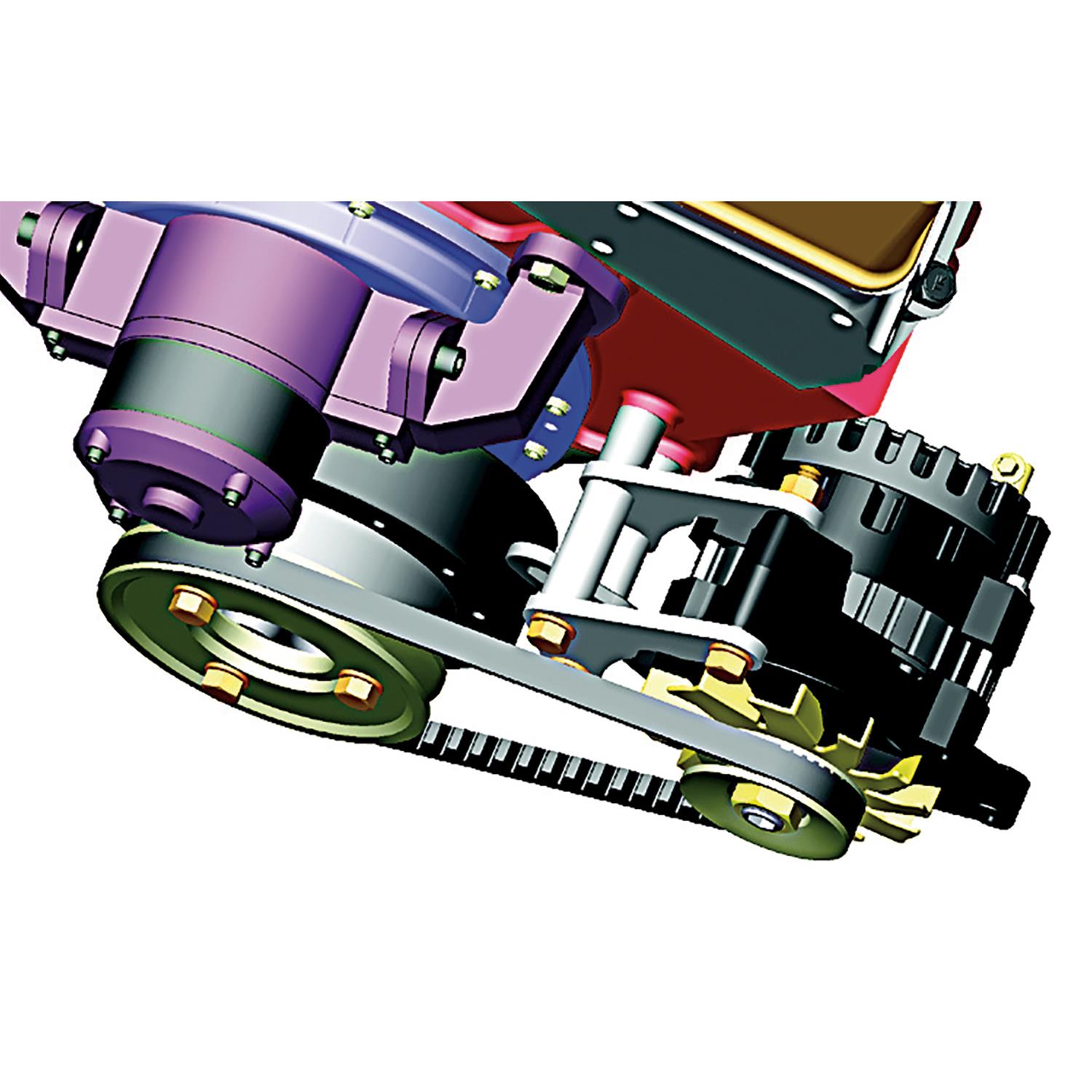 Powermaster 981 Powermaster Crankshaft Pulley Spacer Kits Summit Racing