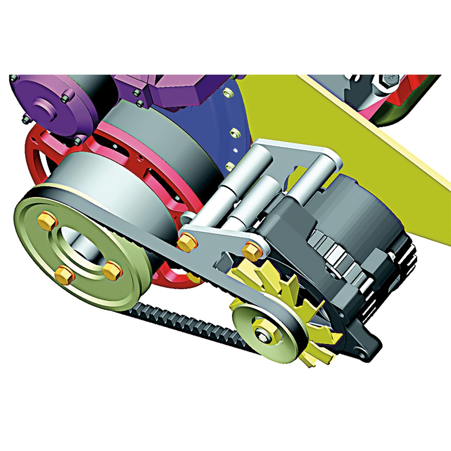 Powermaster 982 Powermaster Alternator Motor Plate Spacer Kits | Summit  Racing