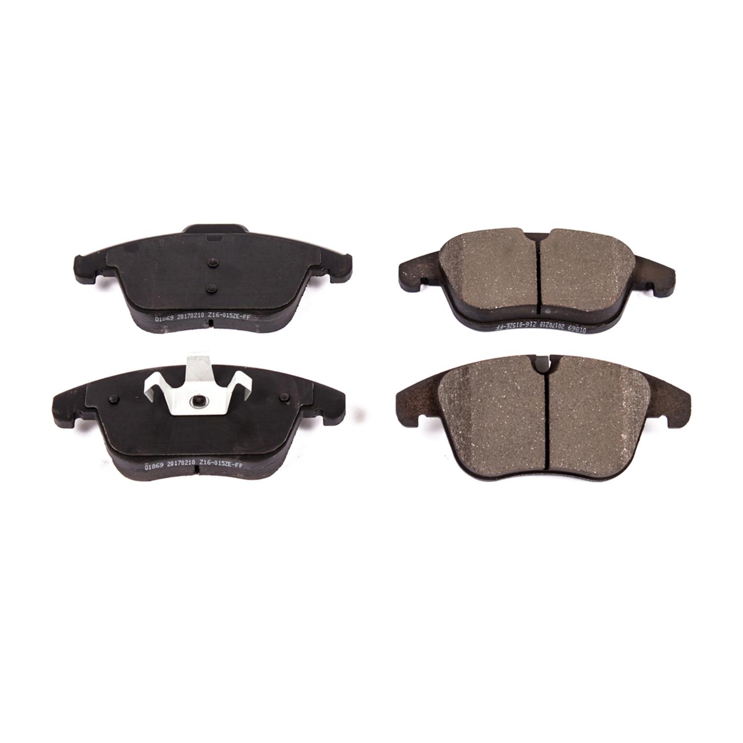Power Stop 16-1869 Front Z16 Evolution Clean Ride Ceramic Brake Pad