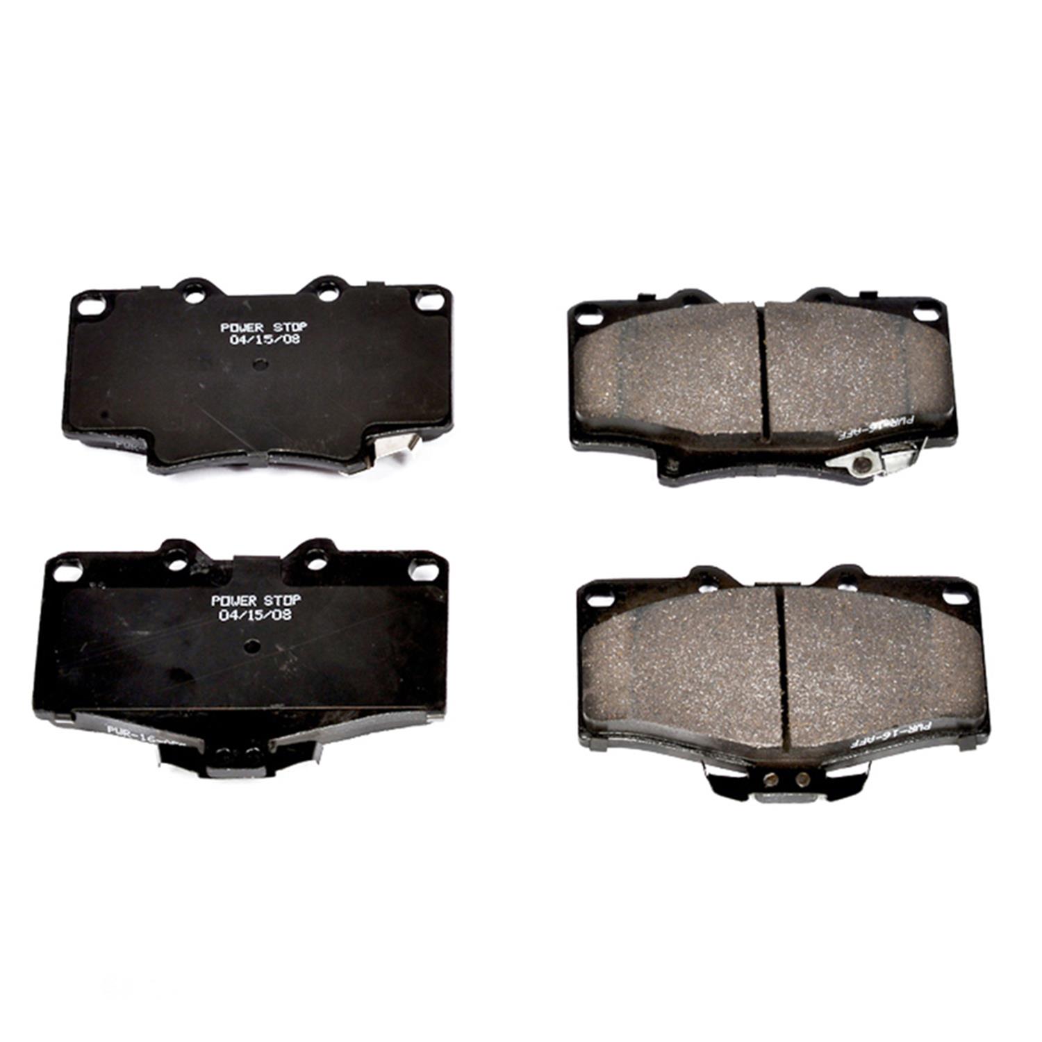 Power Stop 16611 Power Stop Z16 Evolution Clean Ride Ceramic Brake Pads Summit Racing