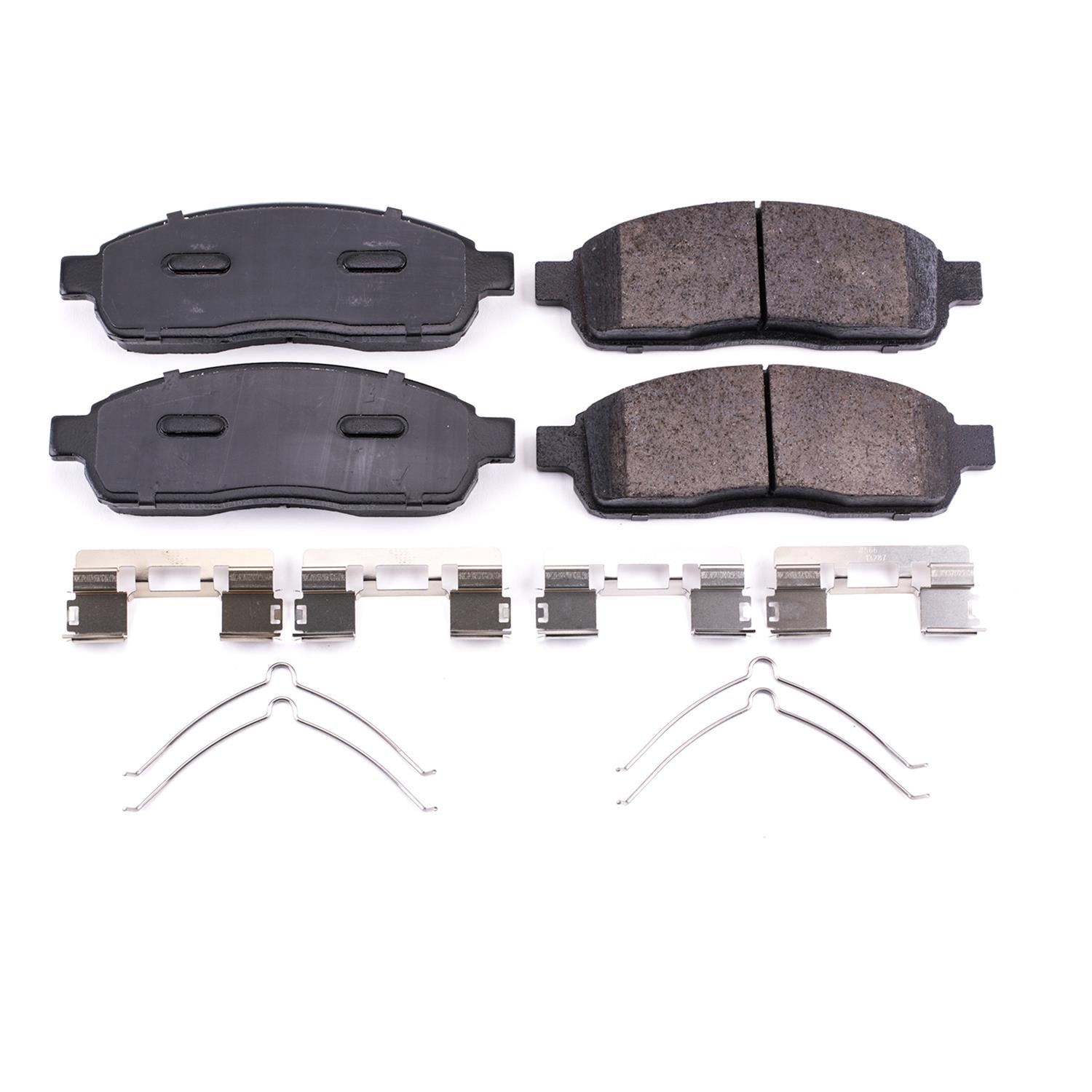 Power Stop 06-08 Lincoln Mark LT Front Z17 Coated Brake Kit (2x psbAR8594EVC, 1x psb17-1011) thumbnail 4