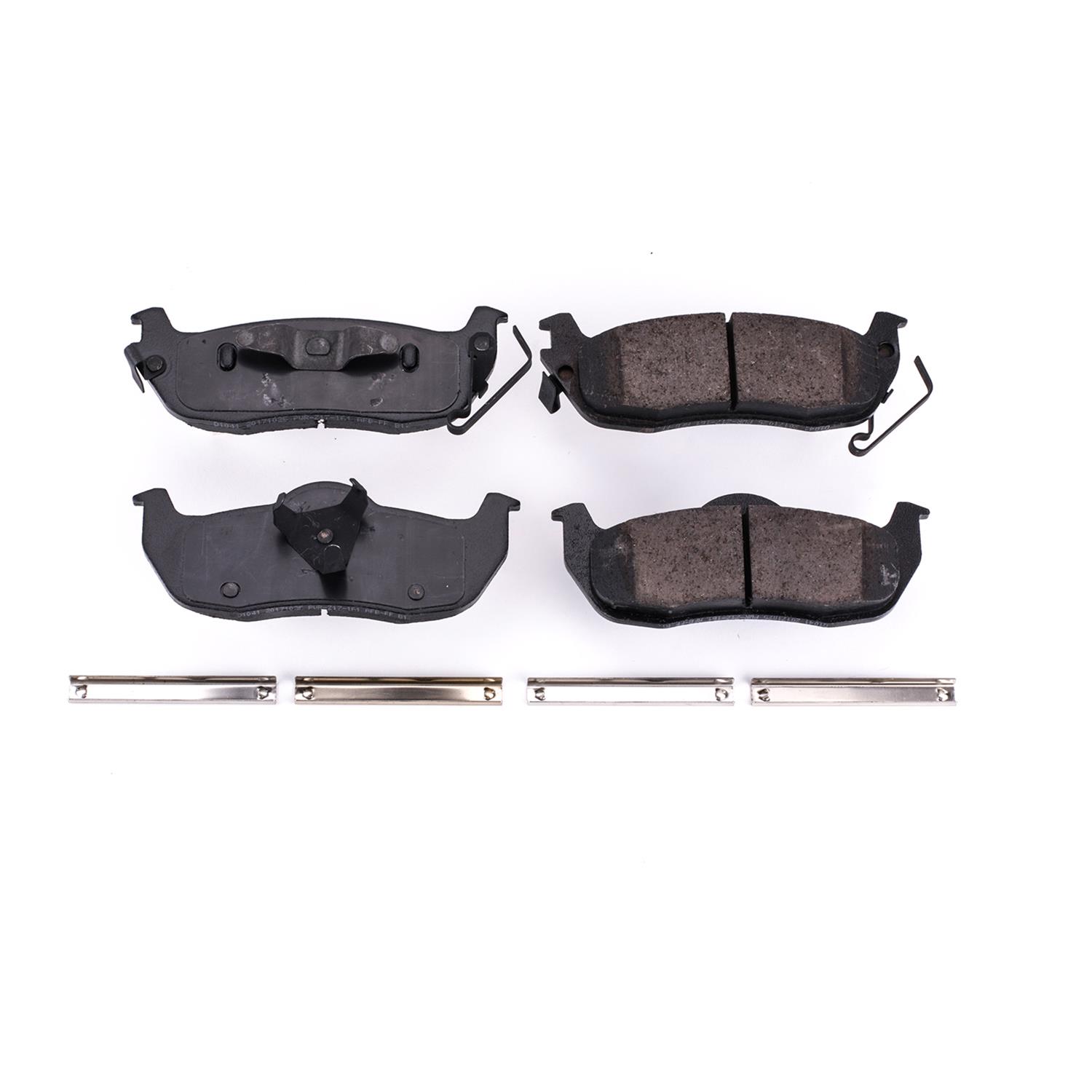 Power Stop 04-10 Infiniti QX56 Rear Z17 Evolution Ceramic Brake Pads w/Hardware thumbnail 6