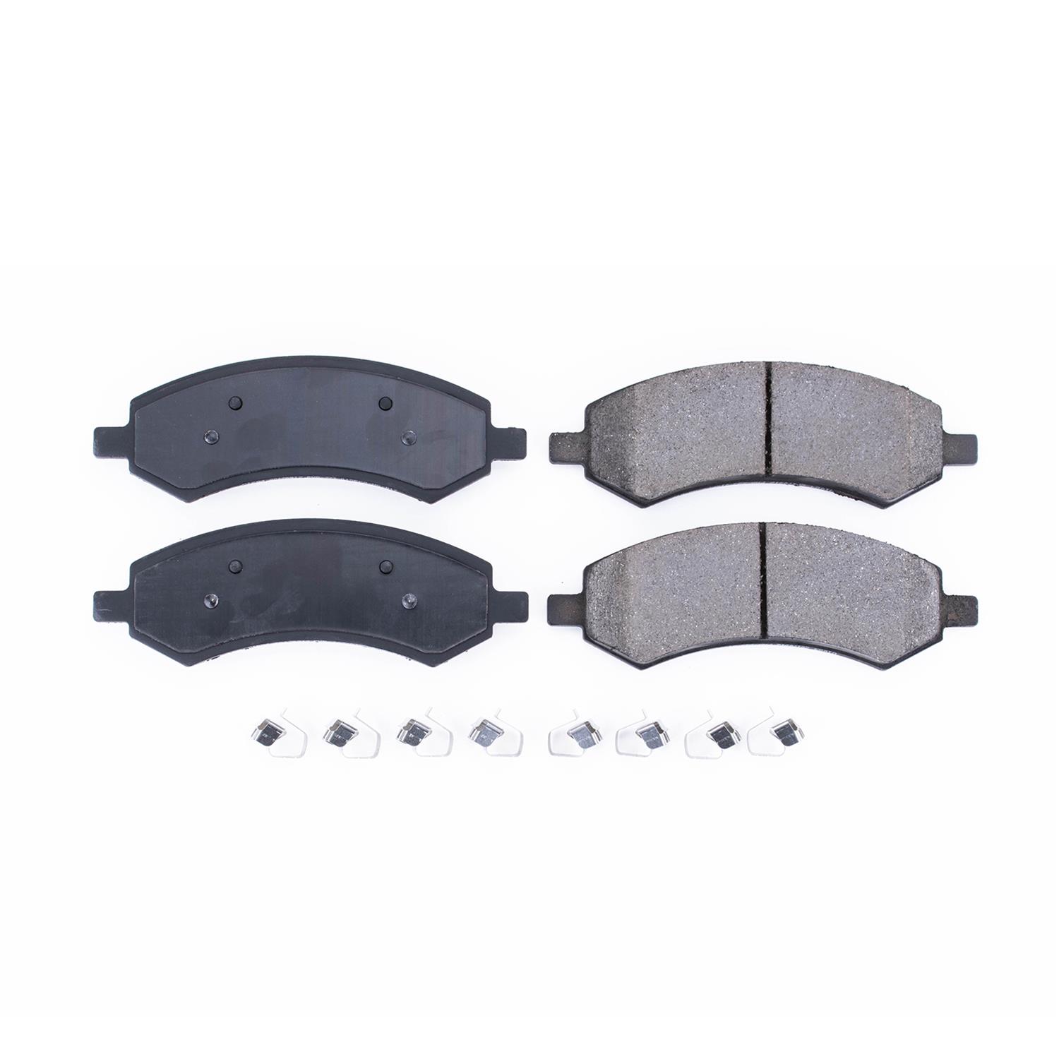 PowerStop Z17 Evolution Plus Brake Pads 17-1084 Pads, Plus, Ceramic, Z17, Front, Chrysler, Dodge, Jeep, Mitsubishi, Ram, Set thumbnail 6