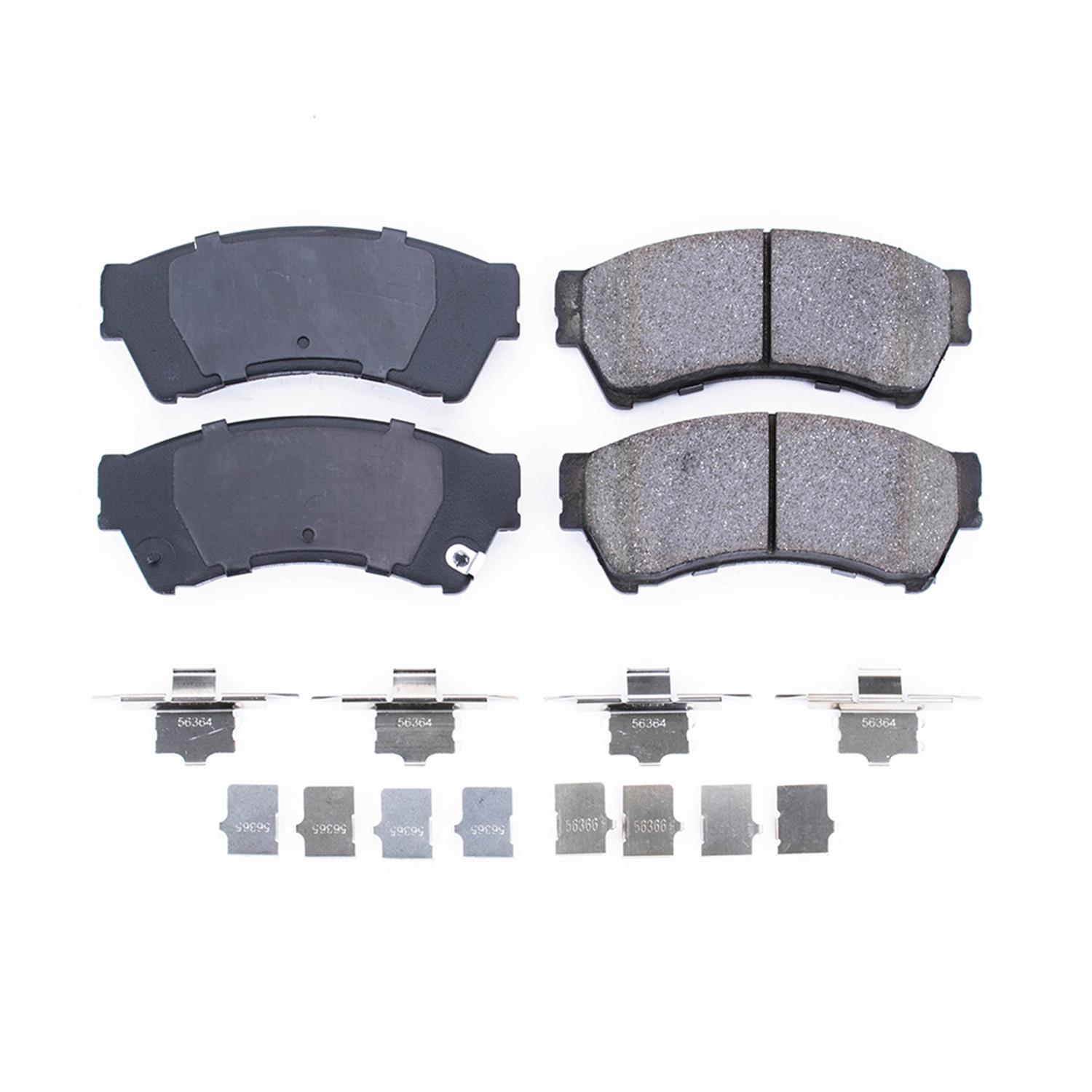Power Stop 06-12 Ford Fusion Front Z17 Evolution Ceramic Brake Pads w/Hardware thumbnail 6