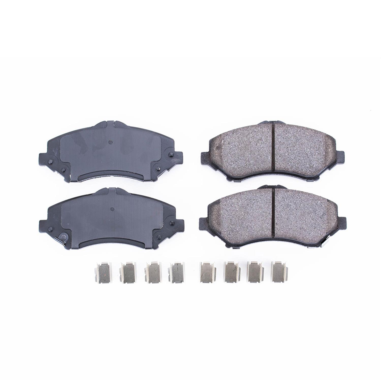 Power Stop 08-16 Chrysler Town & Country Front Z17 Evolution Ceramic Brake Pads w/Hardware thumbnail 6