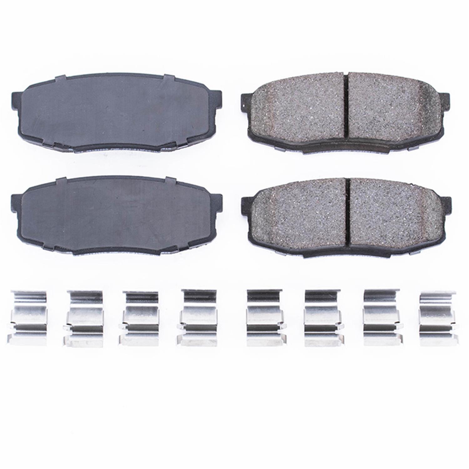 Front Ceramic Brake Pads Kit For Ford Fusion Lincoln MKZ W/ Hardware