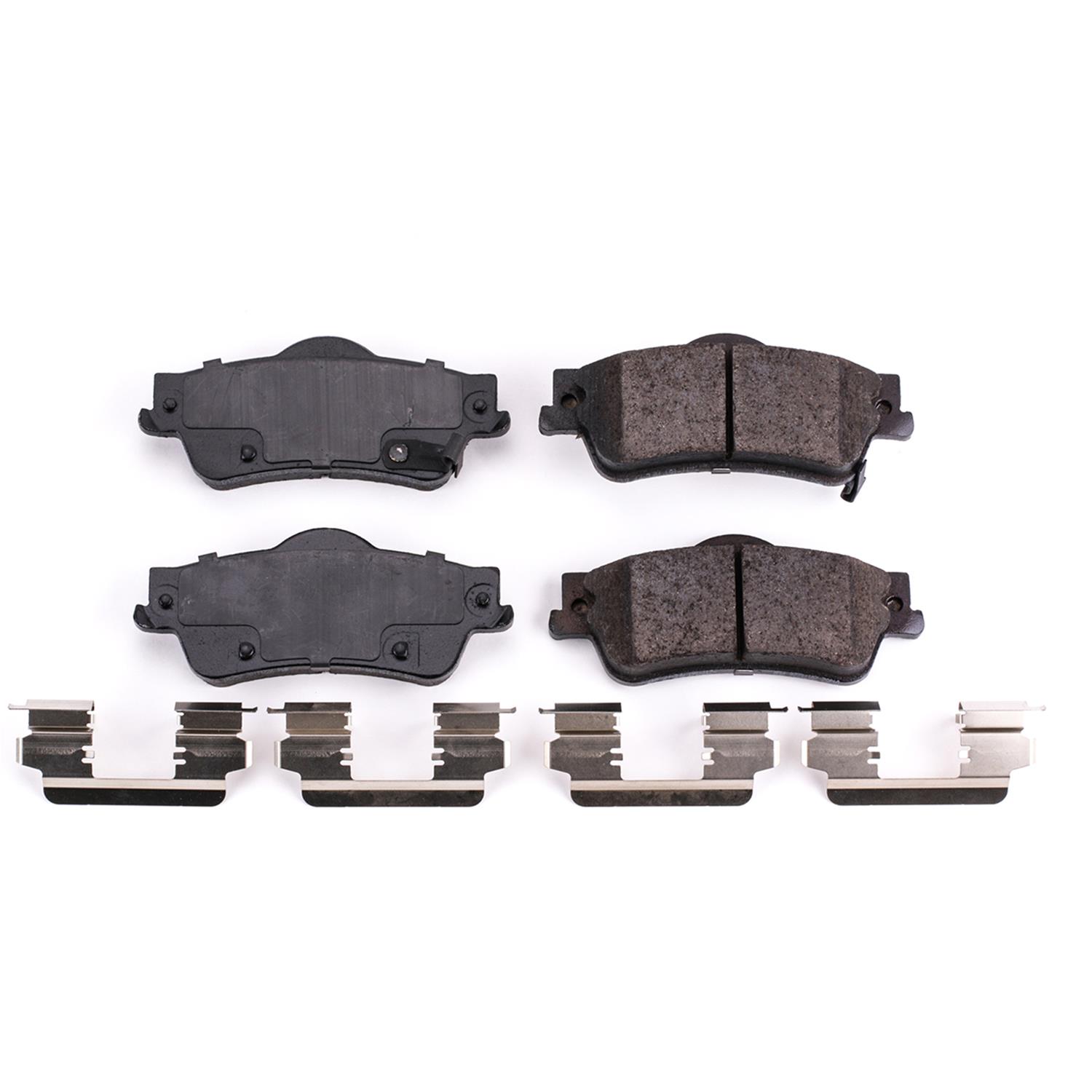 Power Stop 11-17 Chevrolet Caprice Rear Z17 Evolution Ceramic Brake Pads w/Hardware thumbnail 6