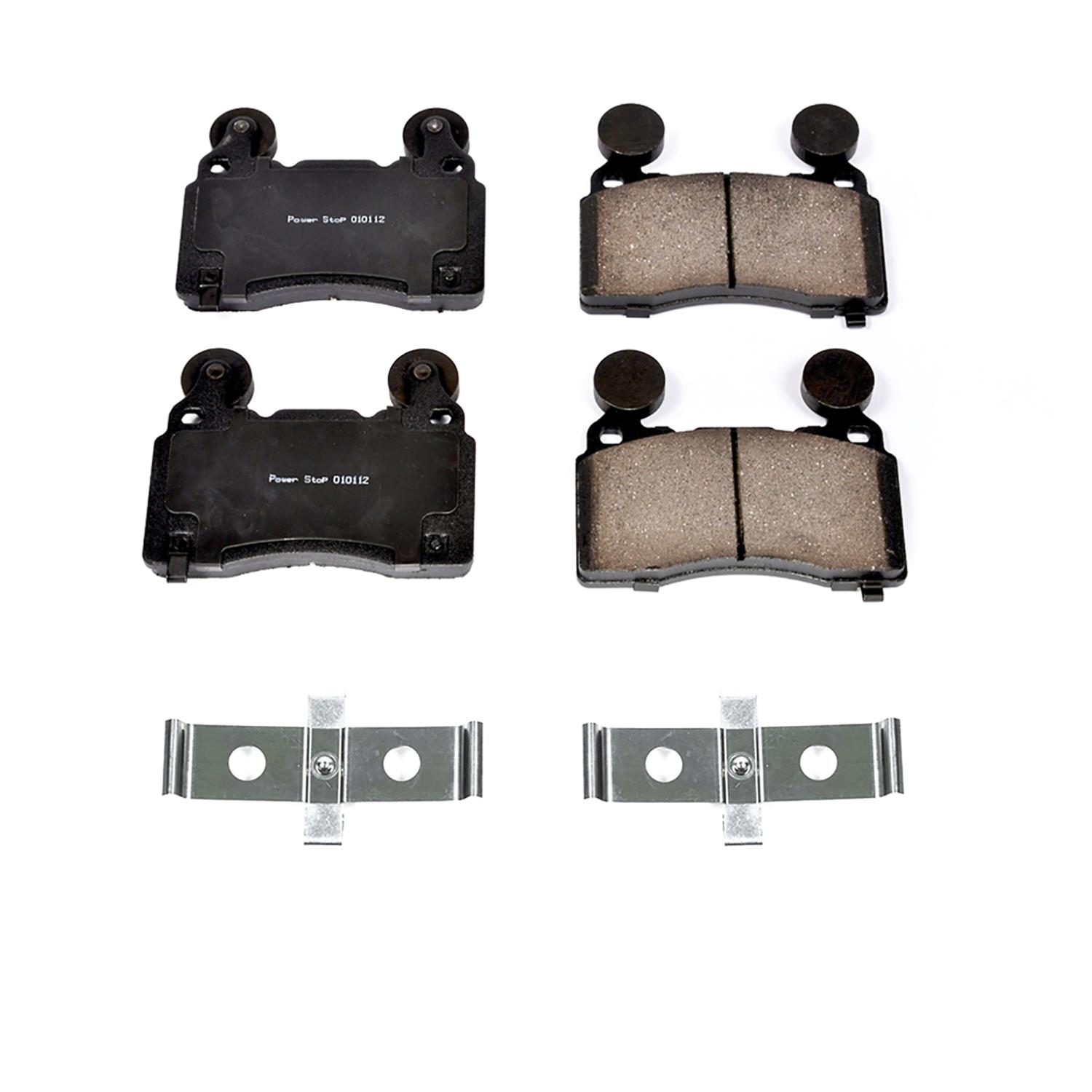 Power Stop 16-18 Cadillac CT6 Front Z17 Evolution Ceramic Brake Pads w/Hardware thumbnail 6