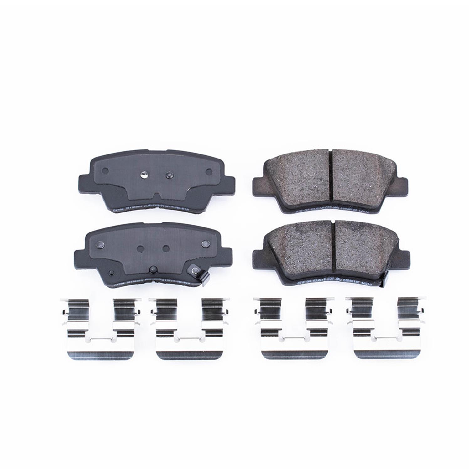 Power Stop 13-16 Hyundai Elantra GT Rear Z17 Evolution Ceramic Brake Pads w/Hardware thumbnail 6