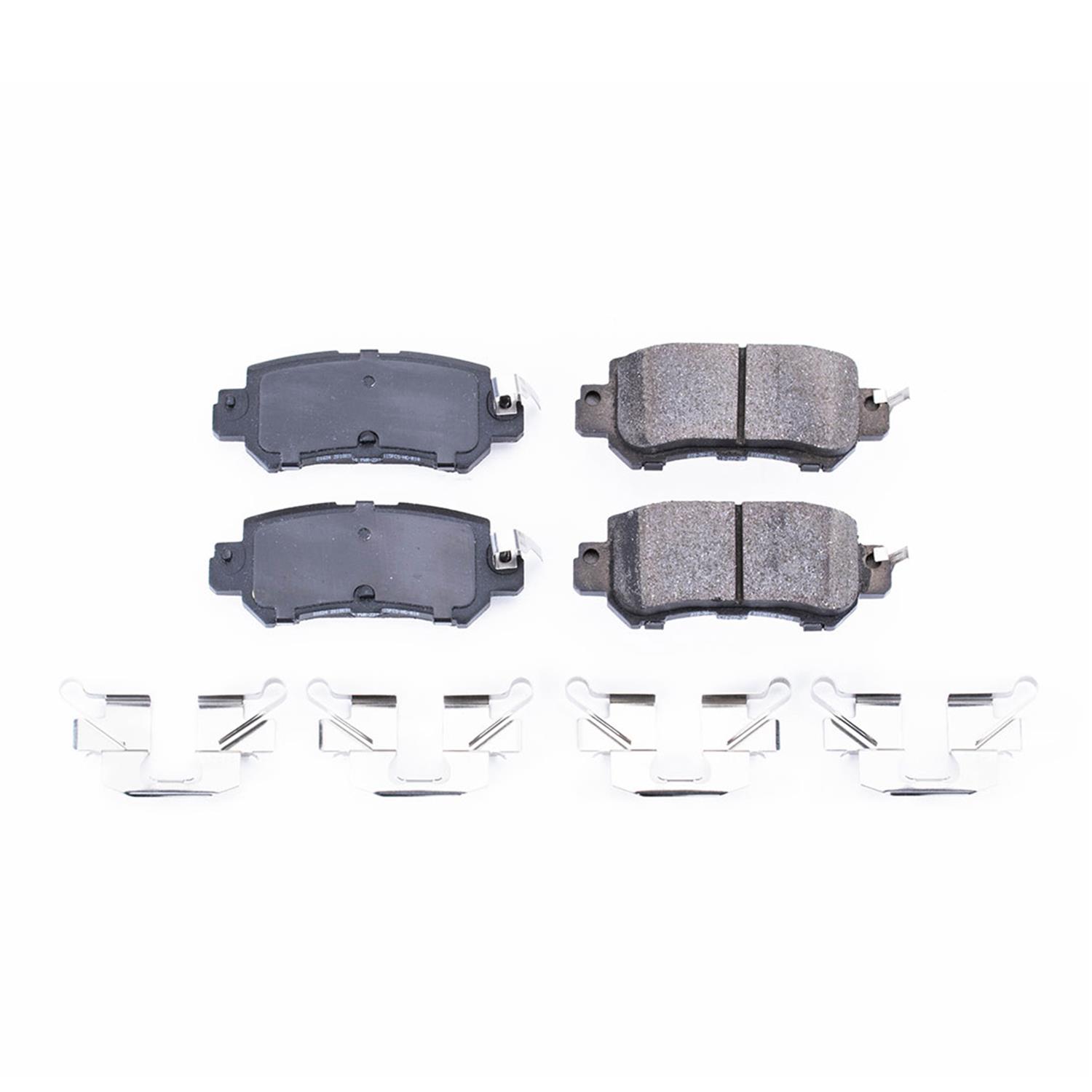Power Stop 16-18 Mazda CX-3 Rear Z17 Evolution Ceramic Brake Pads w/Hardware thumbnail 6