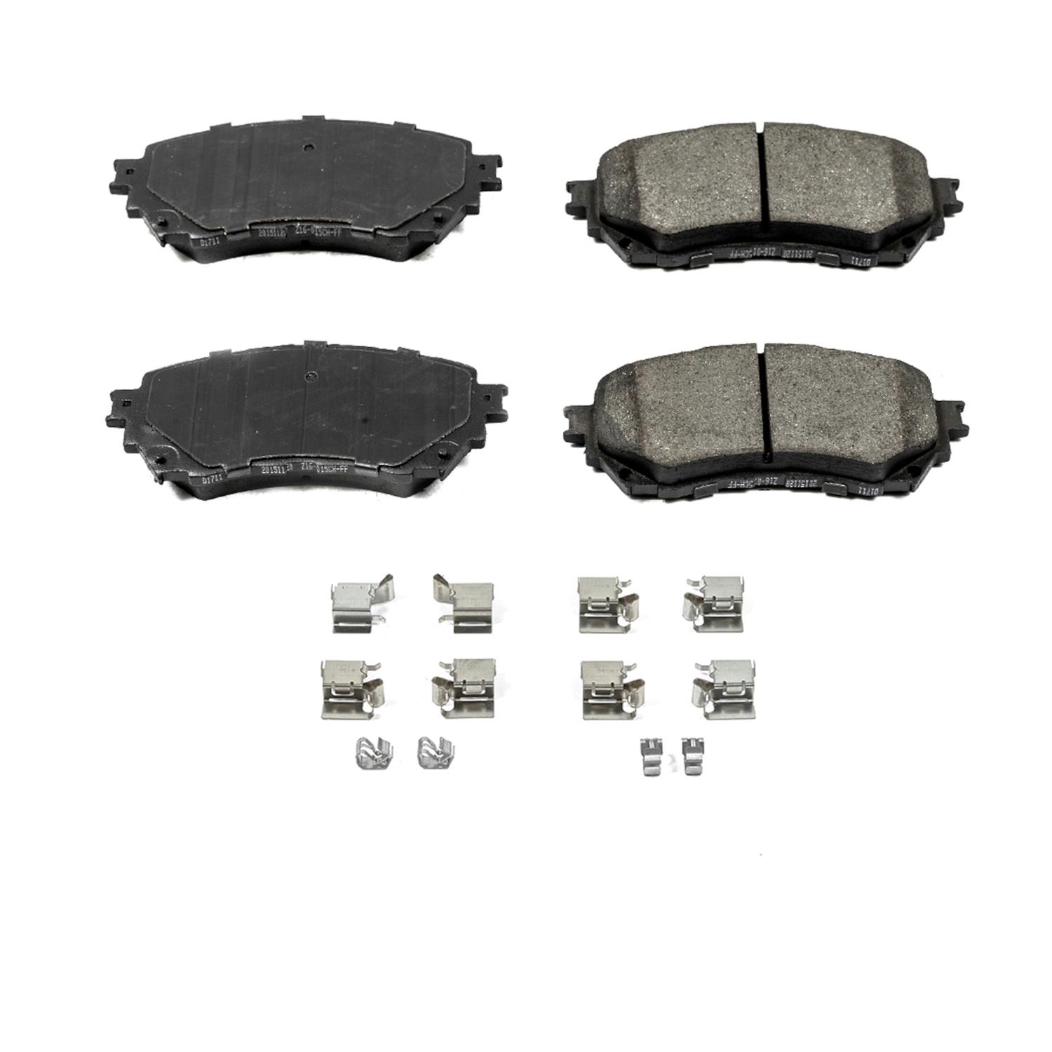 Power Stop 14-19 Mazda 6 Front Z17 Evolution Ceramic Brake Pads w/Hardware thumbnail 6