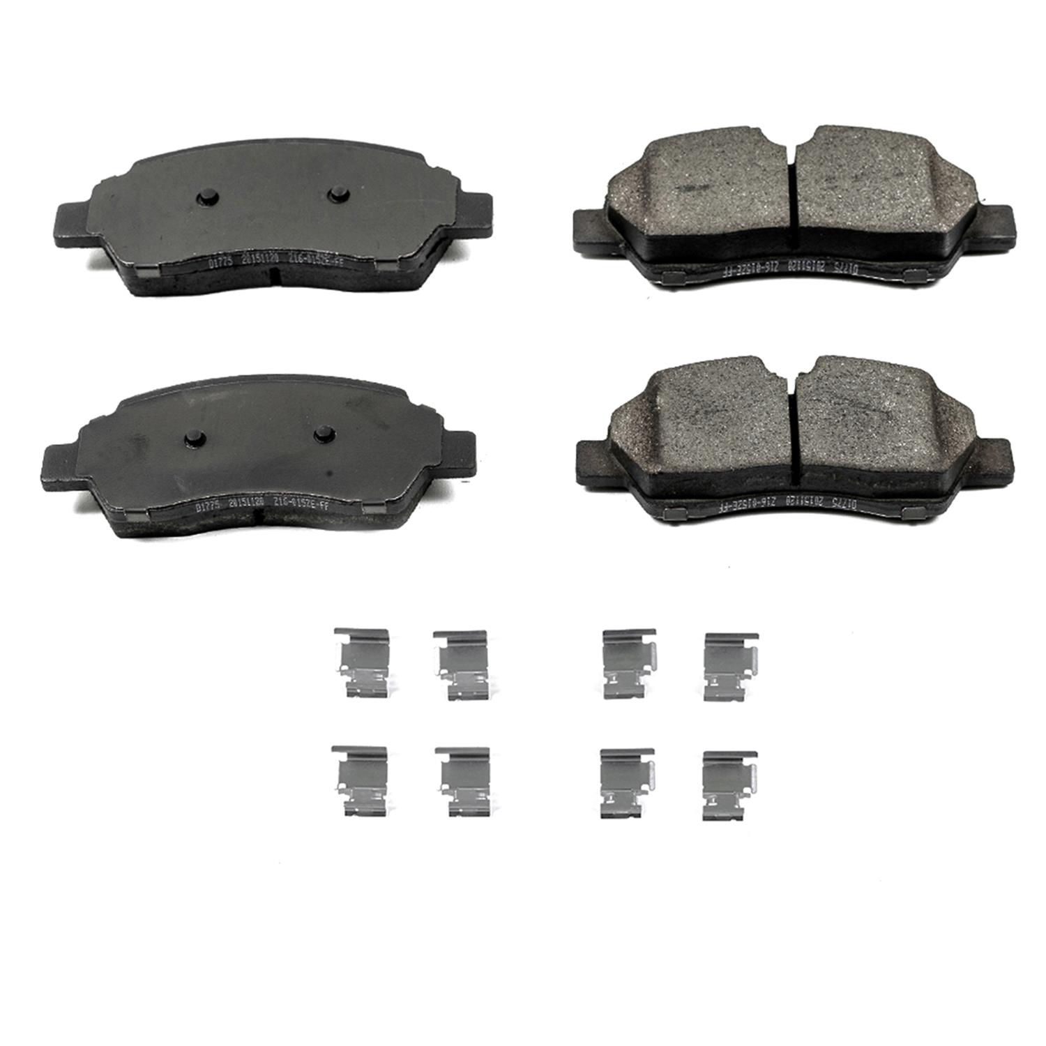 Power Stop 15-19 Ford Transit-150 Rear Z17 Evolution Ceramic Brake Pads w/Hardware thumbnail 6