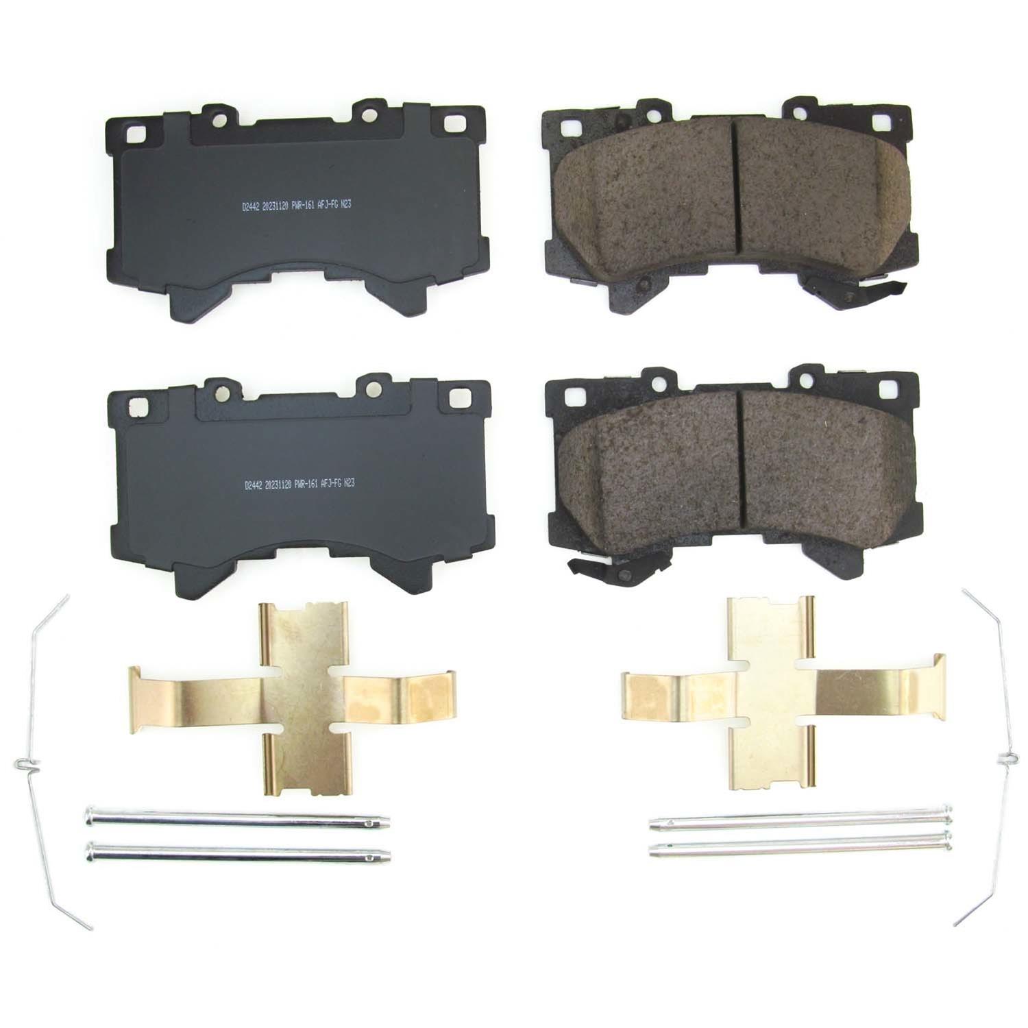 Power Stop 2022 Lexus LX600 Front Z17 Evo Ceramic Brake Pads w/Hardware thumbnail 6