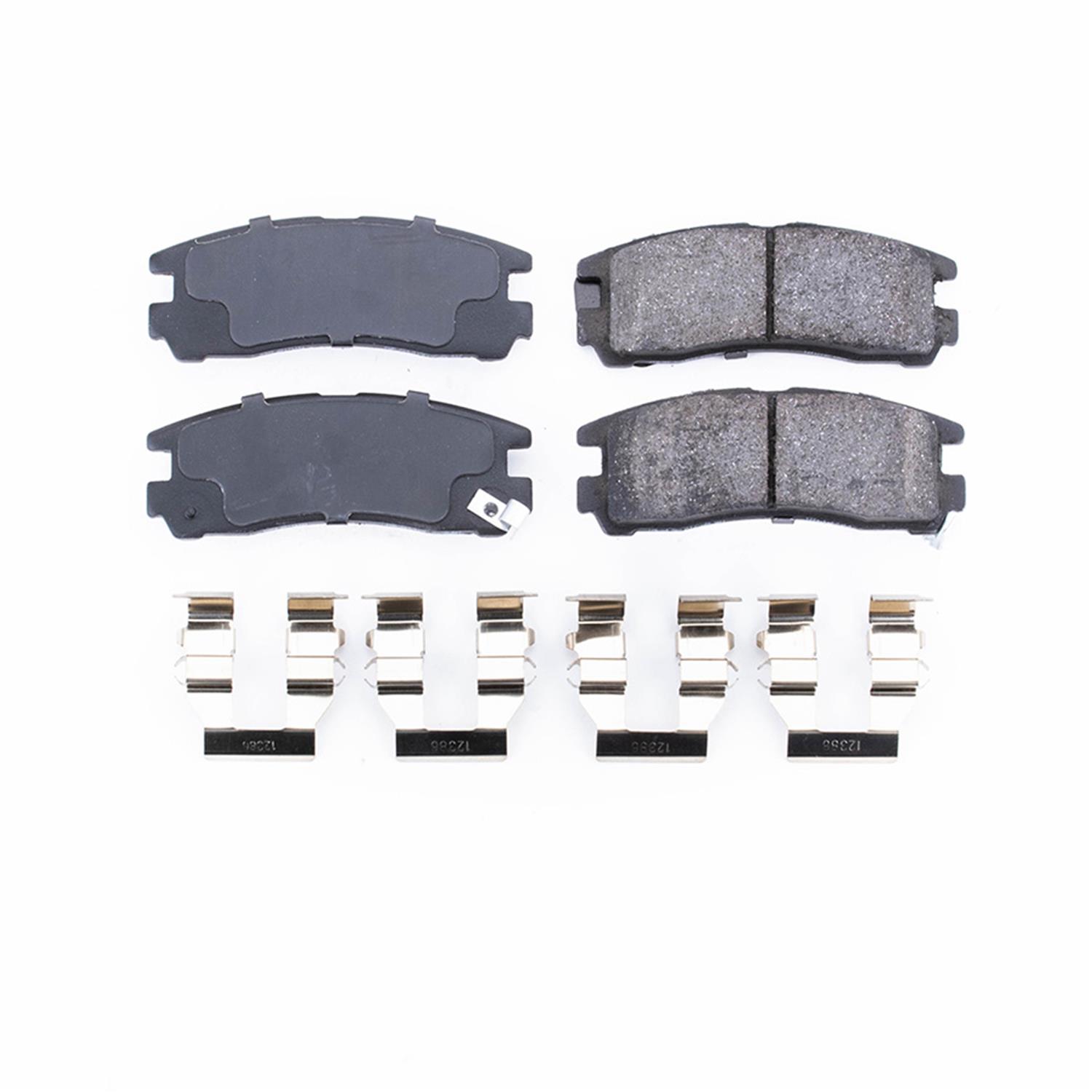 Power Stop 95-05 Chrysler Sebring Rear Z17 Evolution Ceramic Brake Pads w/Hardware thumbnail 6