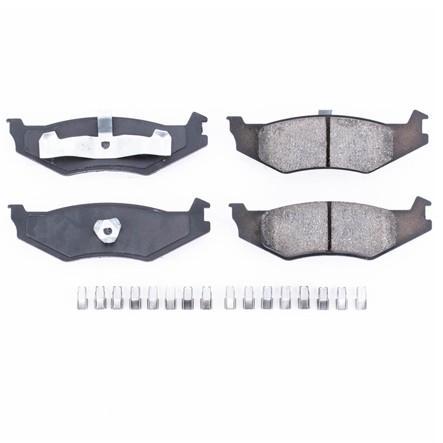 Power Stop 93-94 Chrysler Concorde Rear Z17 Evolution Ceramic Brake Pads w/Hardware thumbnail 6
